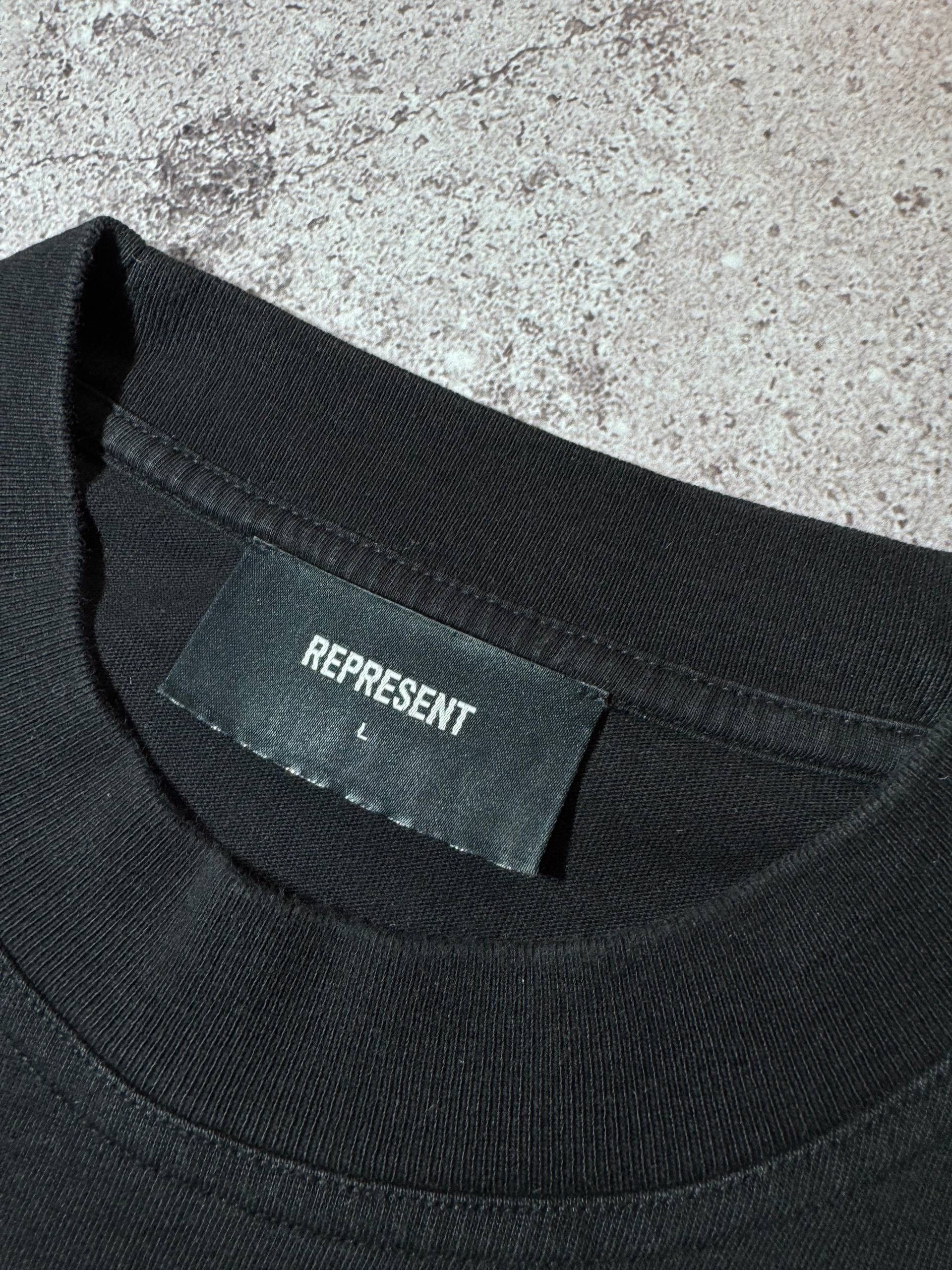 Represent Clo. Represent Owners’ Club Black Big Printed Logo Cotton T-shirt Size US L / EU 52-54 / 3 - 7 Thumbnail