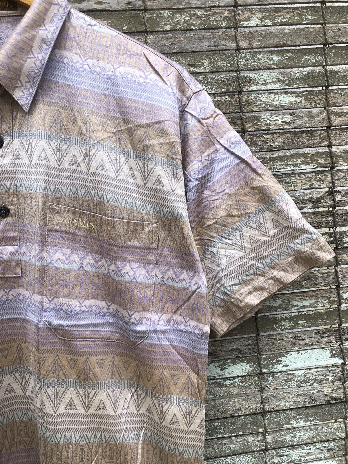 Dior Vntage 90s Aramis Single Pocket Polo Shirt Size US L / EU 52-54 / 3 - 4 Thumbnail