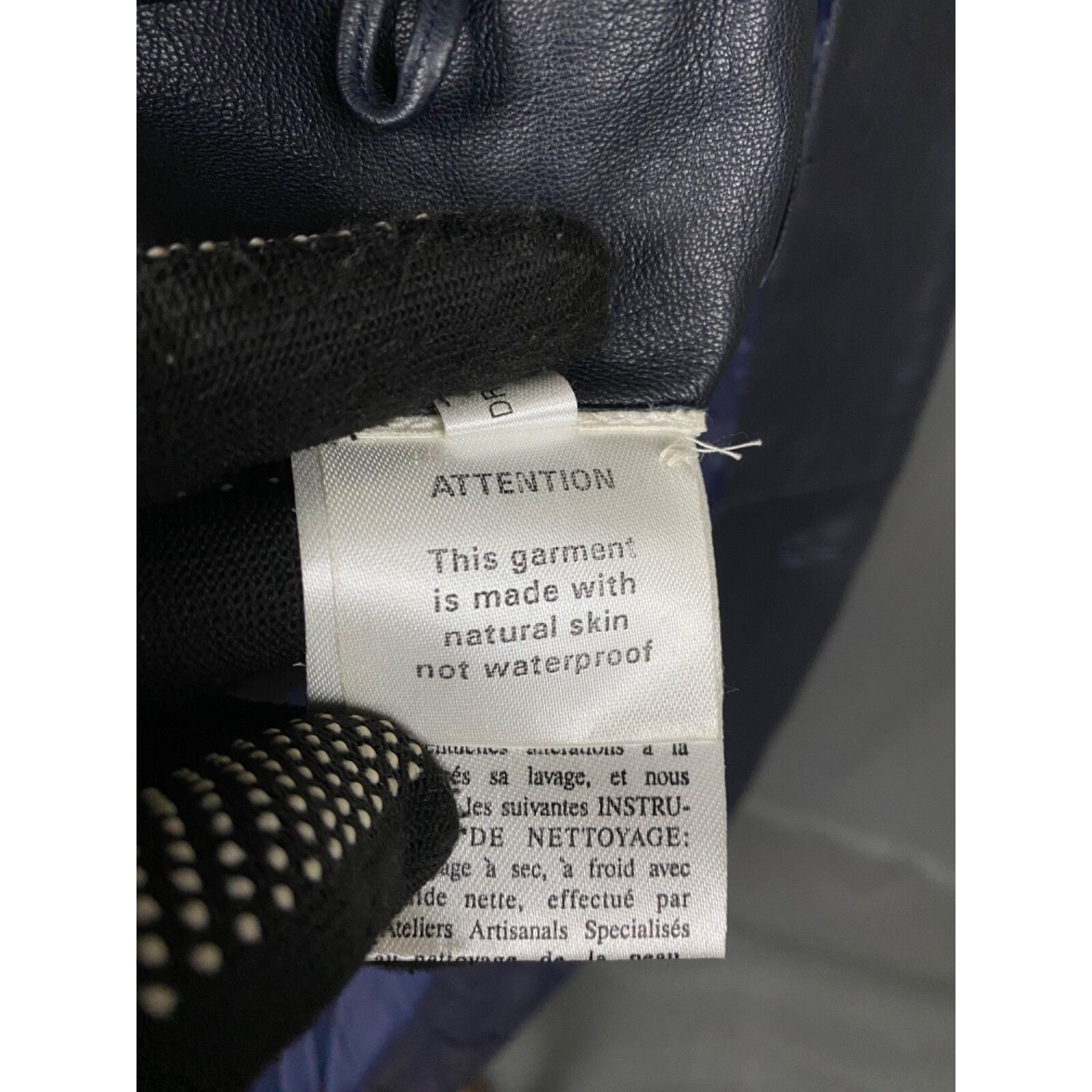 Testoni MINT! A.Testoni Men's Blue Black Nylon Leather Jacket Size M Size US M / EU 48-50 / 2 - 12 Thumbnail
