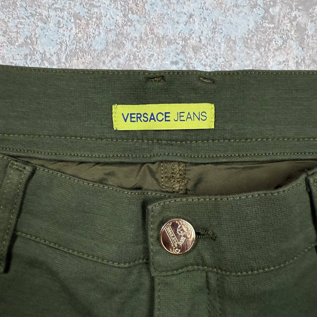 Versace Versace Olive Skinny Pants Size 31" - 4 Thumbnail