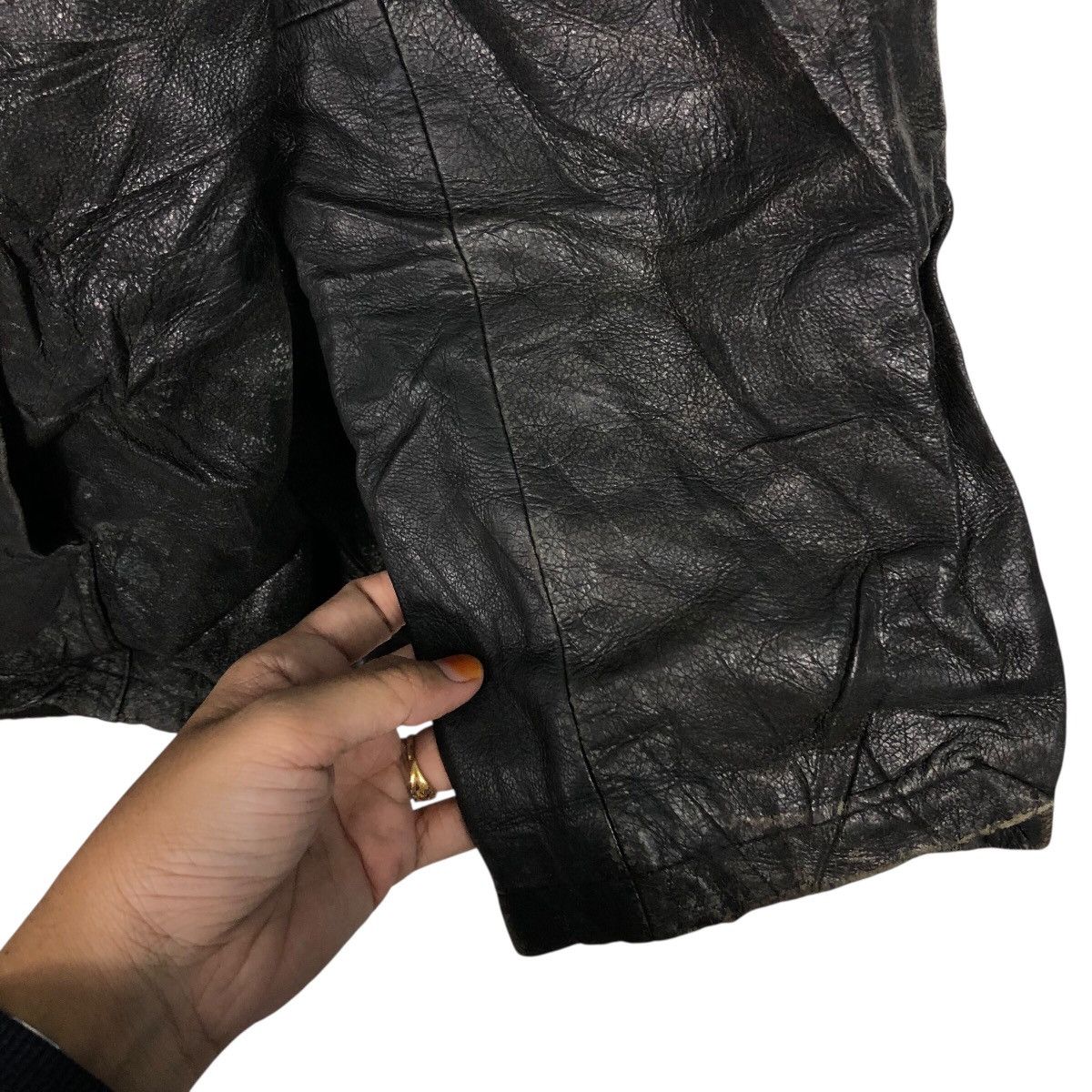 Japanese Brand 📌Vintage Leather Biker Jacket Angelo Litrico Issey Miyake Size US M / EU 48-50 / 2 - 16 Thumbnail
