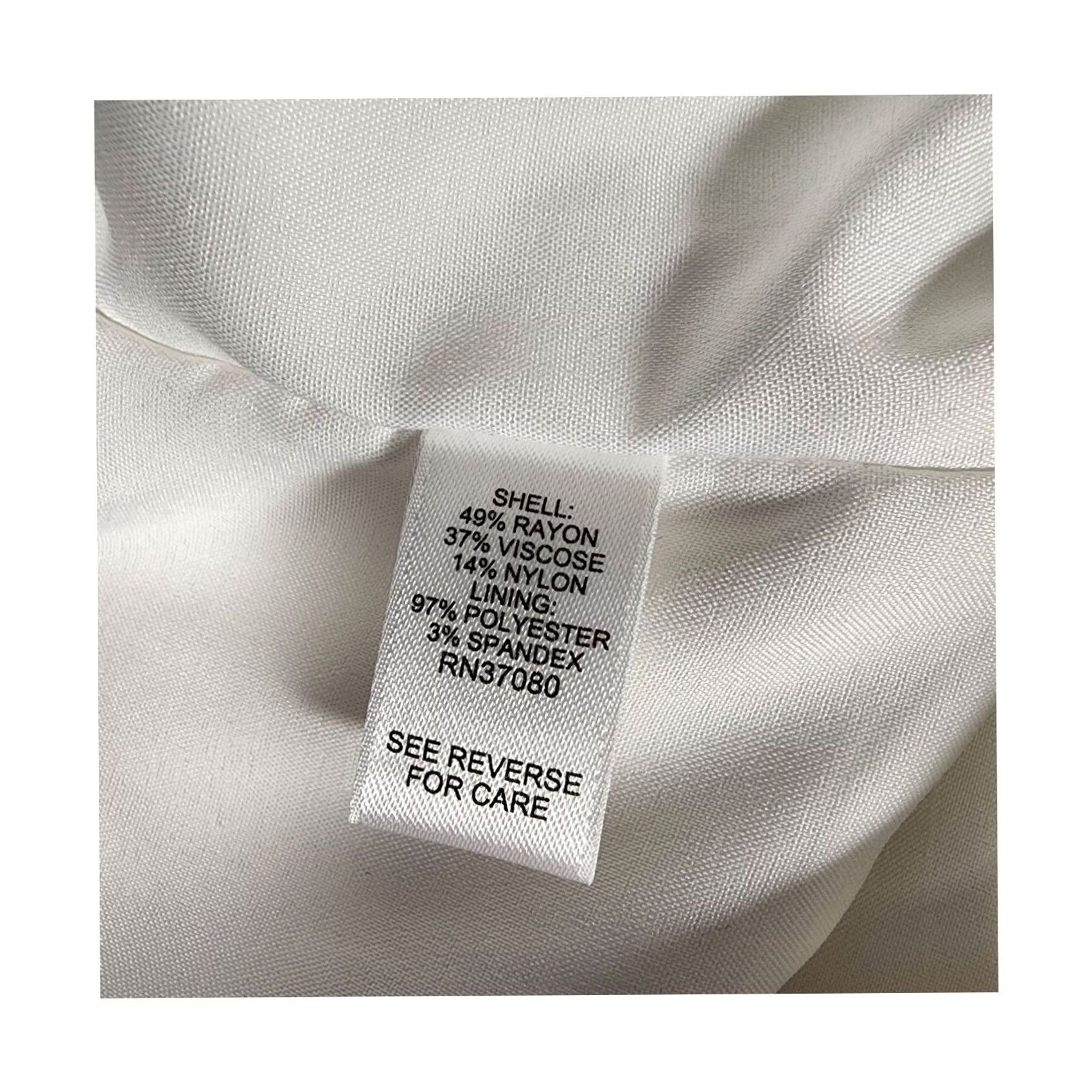 Vintage Versona White Textured Ruffle Strap Midi Dress Womens Size Medium Square Neck Dress A-Line Sundress Sleeveless Summer Casual Travel Women M White Size M / US 6-8 / IT 42-44 - 6 Thumbnail