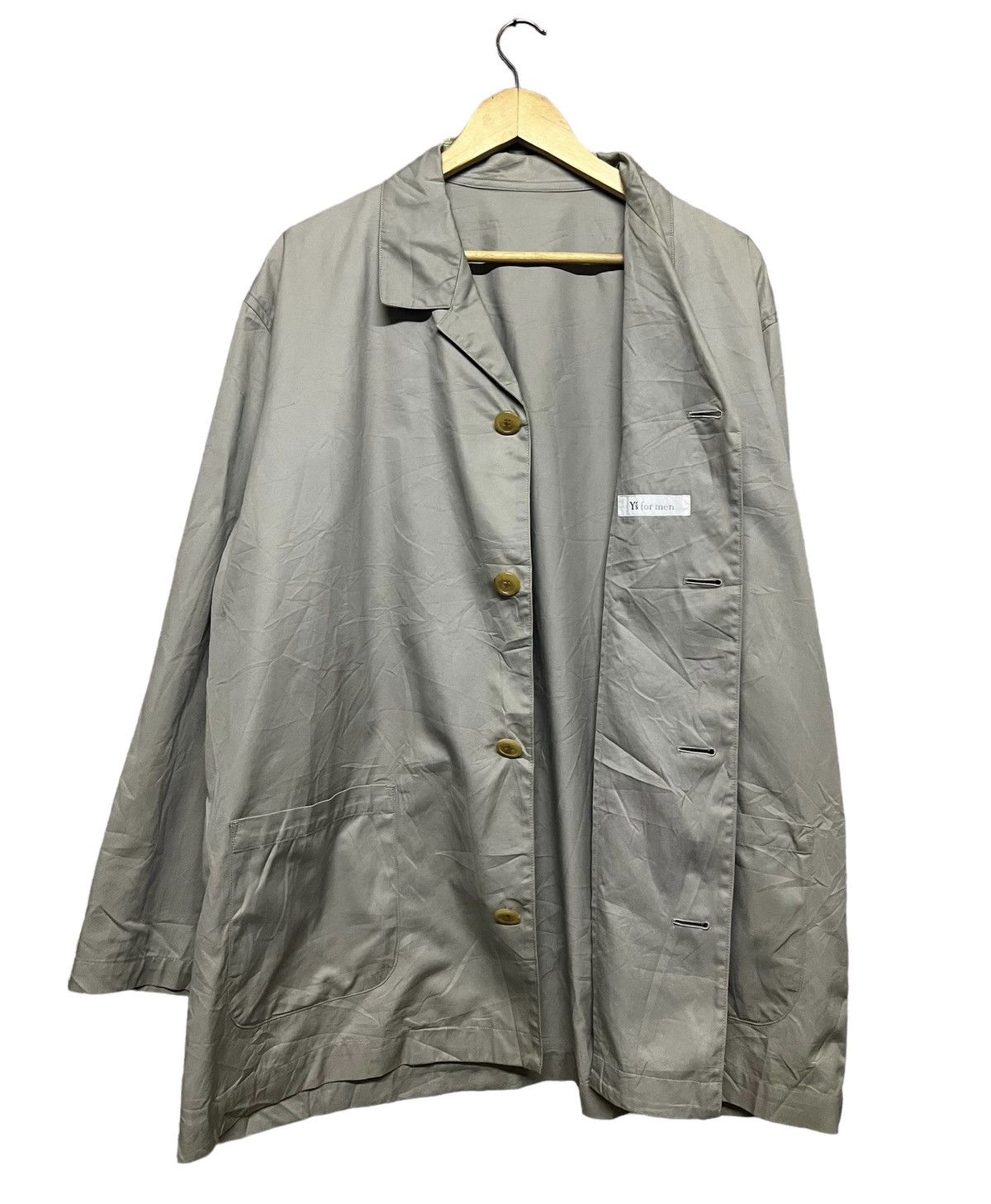 Yohji Yamamoto Vtg🔥Archive Y’s For Men Yohji Yamamoto Cotton Chorew Jacket Size US XL / EU 56 / 4 - 6 Thumbnail