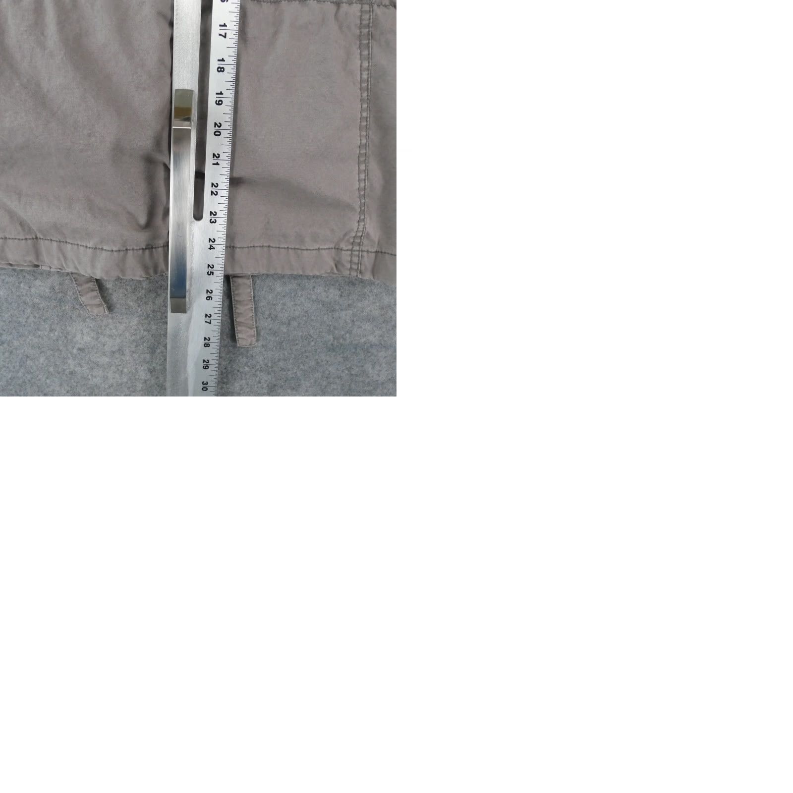 Gap Gap Jacket Womens Medium Gray Jersey Lined Barn Coat Full Zip Drawstring Size M / US 6-8 / IT 42-44 - 9 Thumbnail