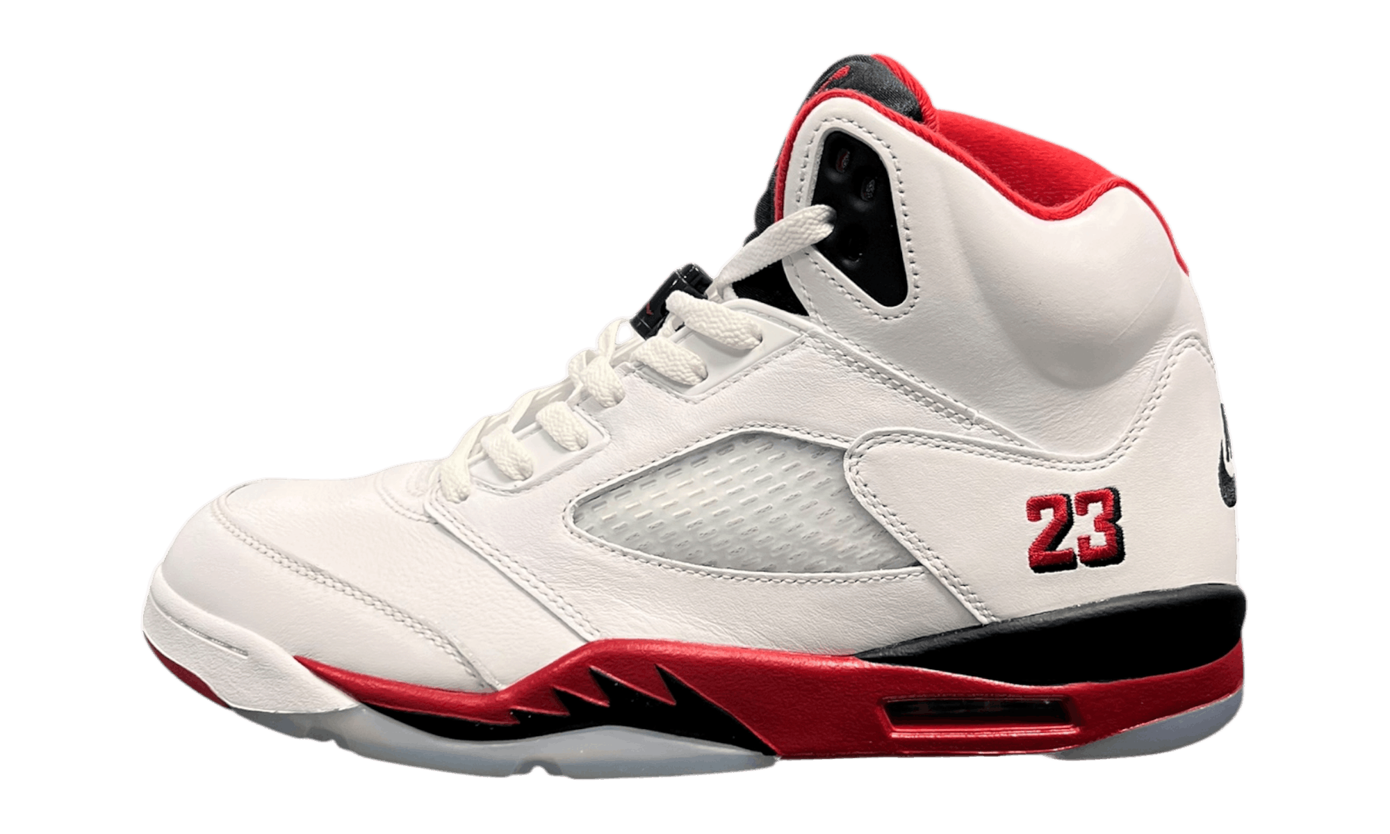 Jordan Brand Air Jordan 5 Retro "Fire Red" Black Tongue 2025 (PreOwned) ( Size US 11 / EU 44 - 1 Thumbnail