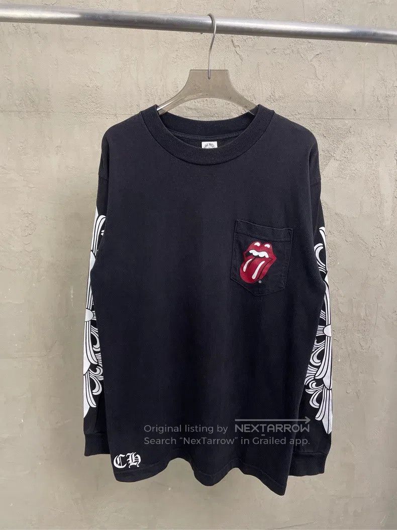 Chrome Hearts CHROME HEARTS Size M Black Rolling Stone Joint Lip Big Hors Size US M / EU 48-50 / 2 - 1 Thumbnail