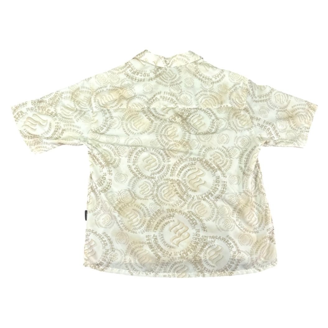 Rocawear VINTAGE Rocawear Shirt XL Adult White Spell Out Club Hip Hop Poly Y2K Size US XL / EU 56 / 4 - 3 Thumbnail