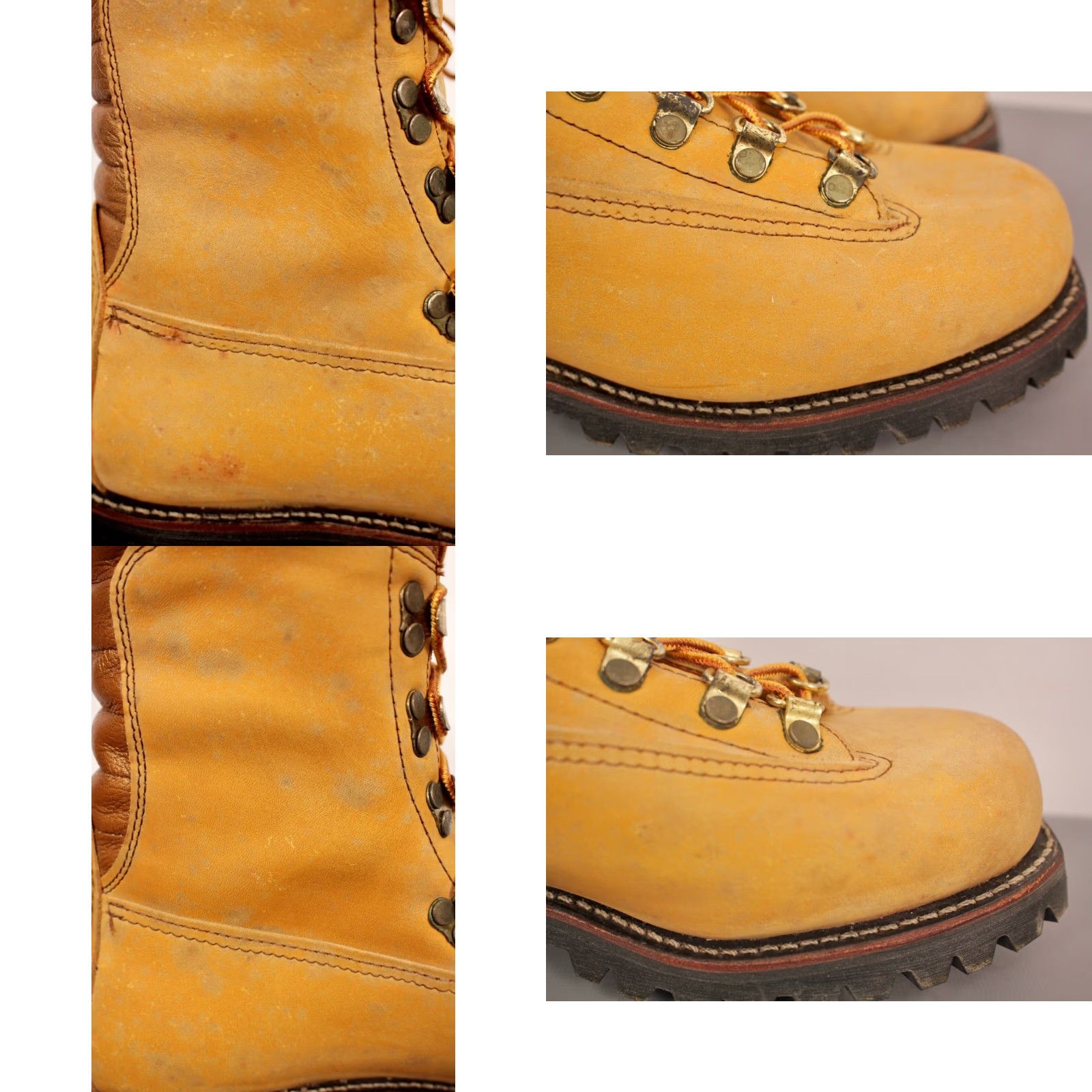 Mason's VINTAGE Mason Boots Mens VTG NOS 1970 Tan Leather Hiking Hunting Sz 7 E 70s Outdoor Shoes Size US 7 / EU 40 - 9 Thumbnail