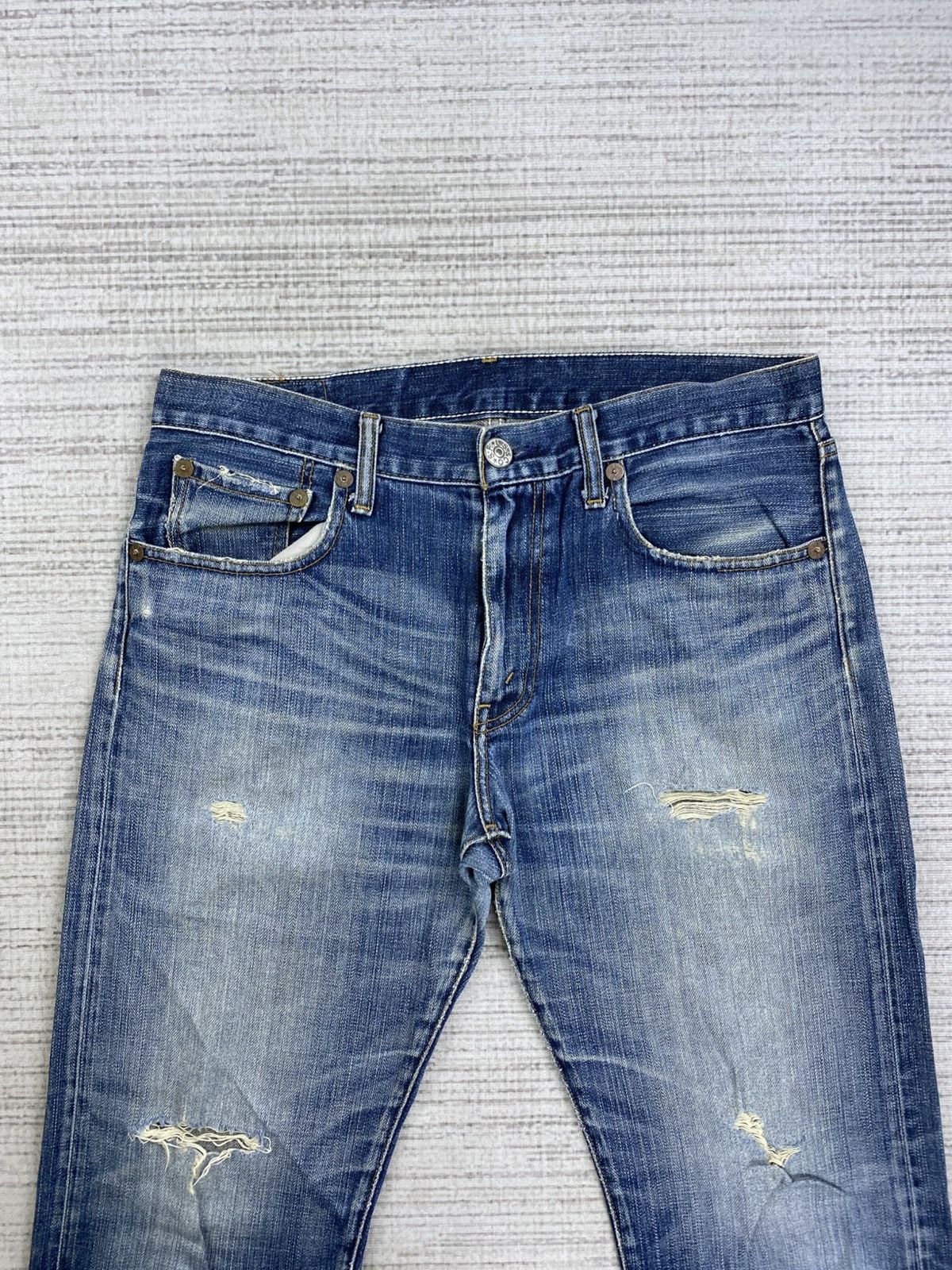Levi's 🔥Vintage Levi’s 505 Distressed Denim Jeans Size US 32 / EU 48 - 4 Thumbnail