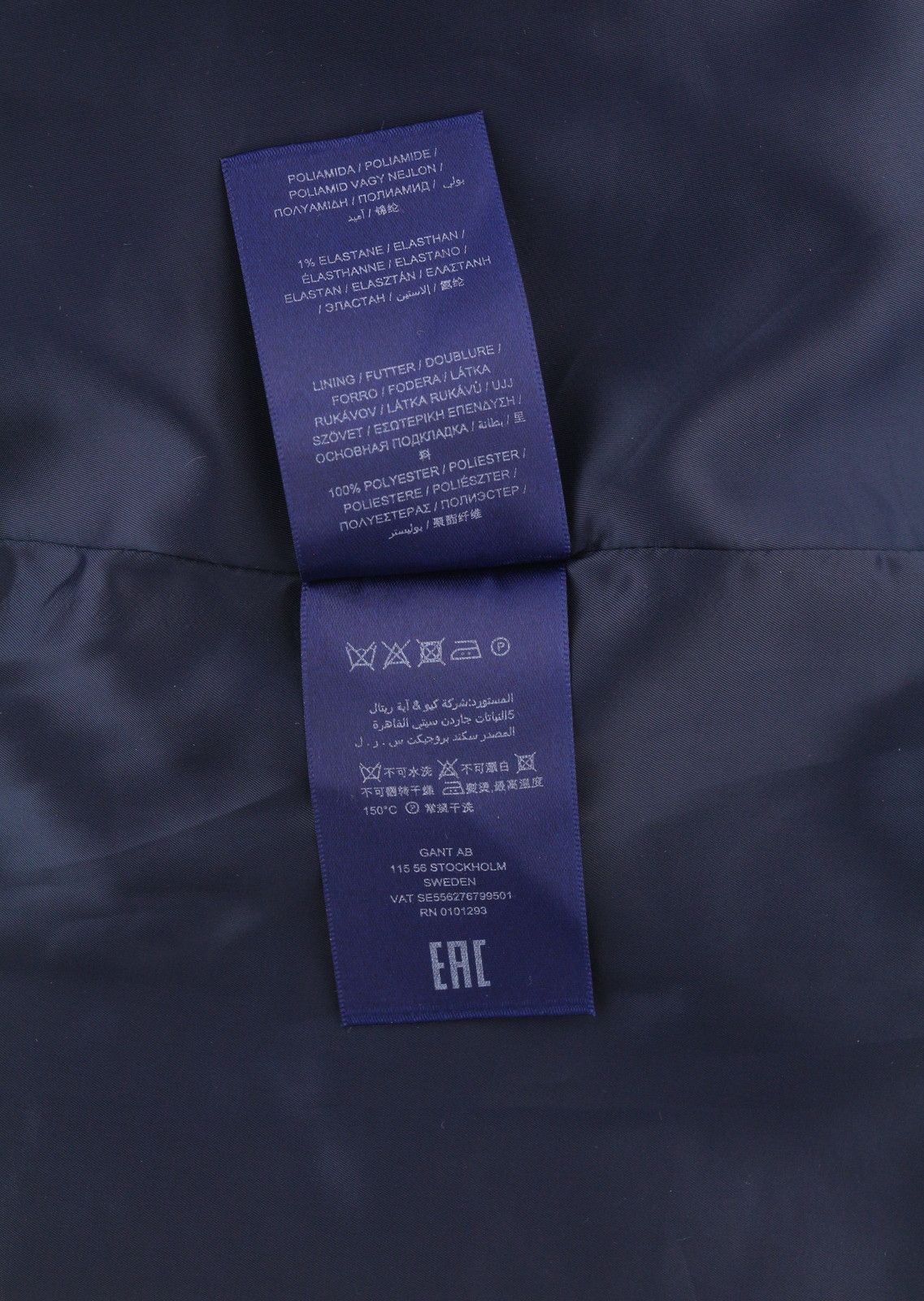 Gant HERRINGBONE EU34 Blue Pockets Zip Fly Skirt 85178 Size 26" / US 2 / IT 38 - 8 Thumbnail