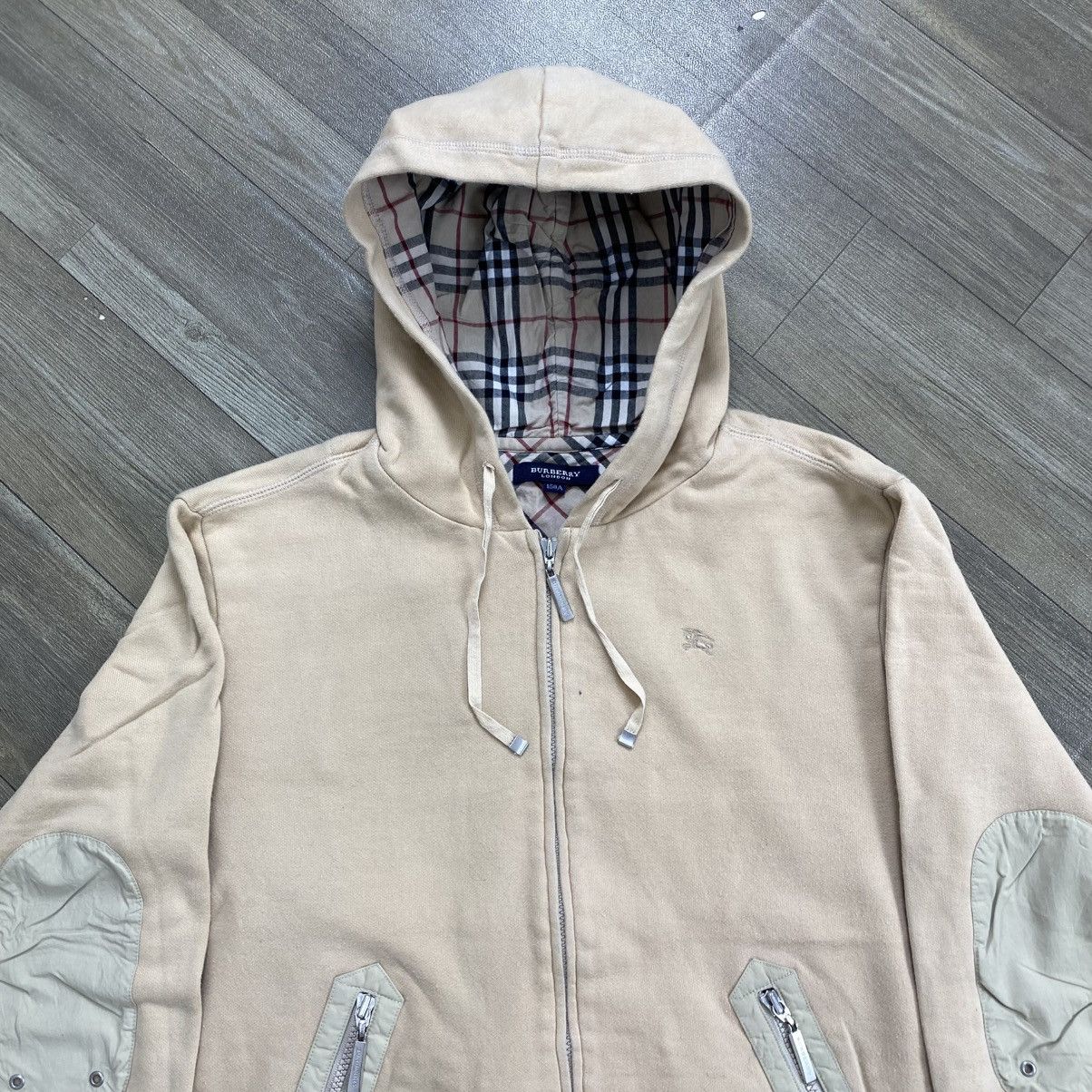 Burberry Vintage Burberry London Nova Check Logo Zip Hoodie Luxury Size US XS / EU 42 / 0 - 2 Thumbnail