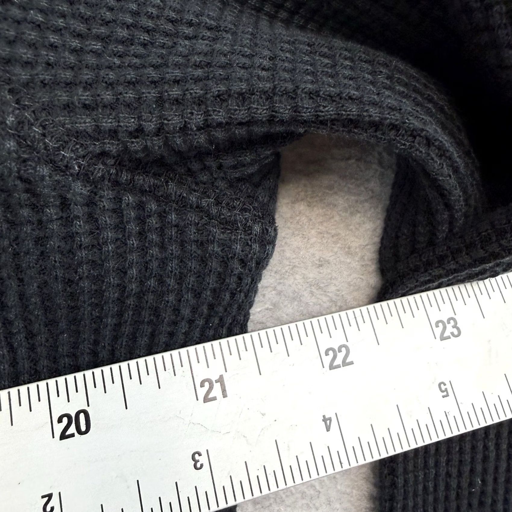 Polo Ralph Lauren Polo Ralph Lauren Hoodie Mens M Black Waffle Knit Thermal Pullover Hooded Pockets Logo Embroidered Size US M / EU 48-50 / 2 - 6 Thumbnail
