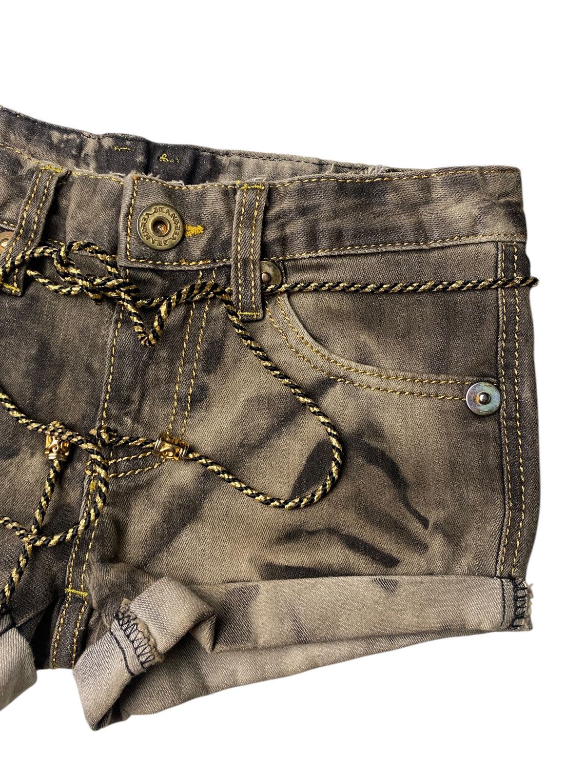 Hysteric Glamour 2000's D.I.A Gyaru Laced Mini Skirt Size 27" / US 4 / IT 40 - 3 Thumbnail