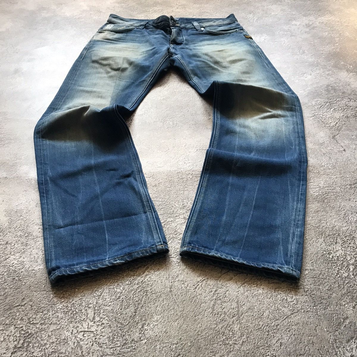 G-Star vintage gstar japan jeans distressed low rise flared 90s Size US 32 / EU 48 - 1 Thumbnail