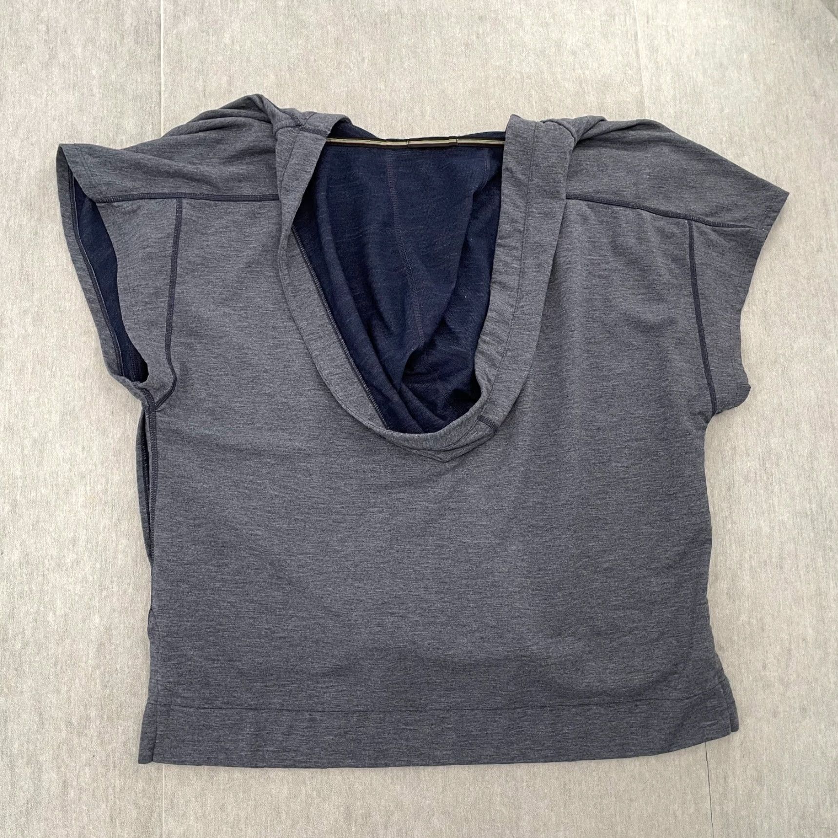 Smartwool VINTAGE Smartwool Hoodie Sweater Womens Medium Blue Short Sleeve Pullover Activewear Casual Outdoor Ladies M Size M / US 6-8 / IT 42-44 - 2 Thumbnail