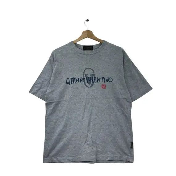 Vintage Vtg GIANNI VALENTINO GV Logo Italia Designer Tee Shirt Size US M / EU 48-50 / 2 - 1 Thumbnail