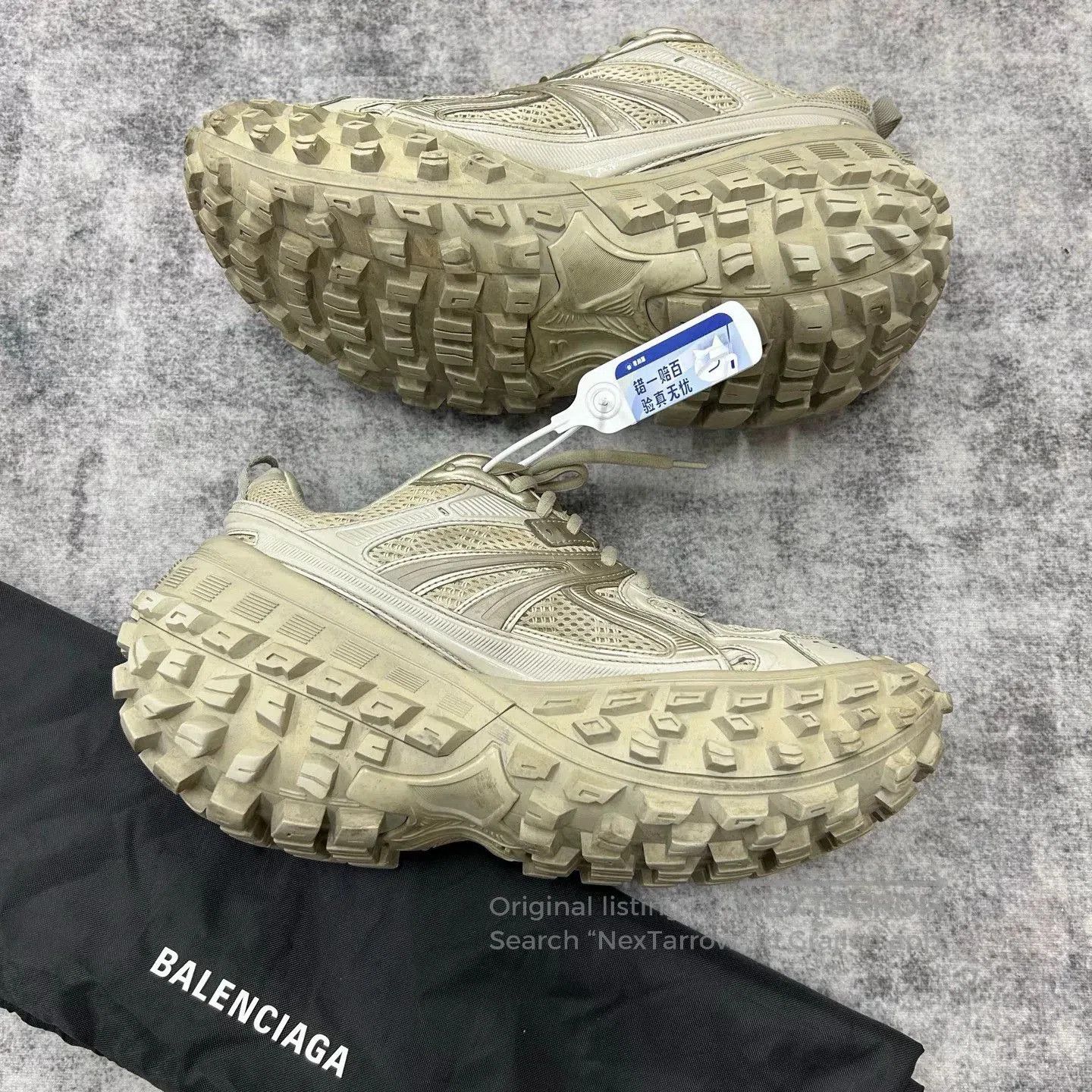 Balenciaga Balenciaga Defender Khaki Tire Sneakers. Size US 10 / EU 43 - 5 Thumbnail
