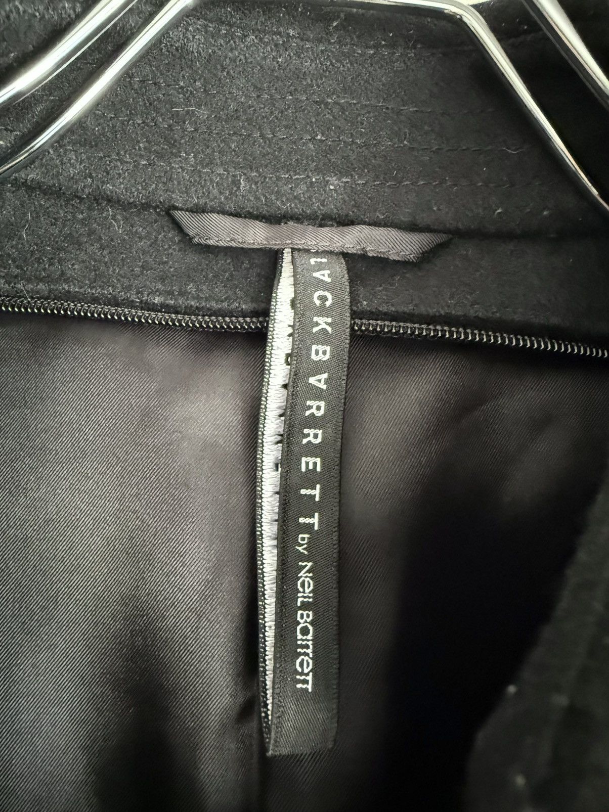 Neil Barrett BLACKBARRETT by Neil Barrett Archive Black Wool Trench Coat Size US S / EU 44-46 / 1 - 9 Thumbnail