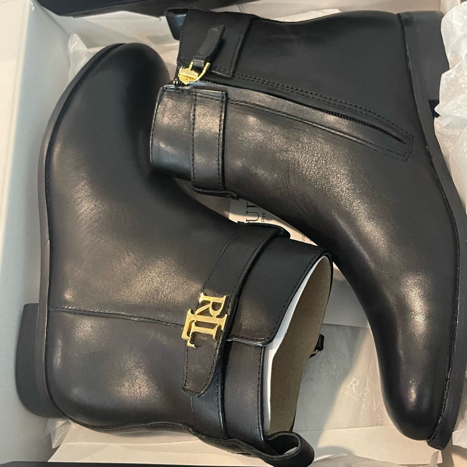 Lauren Ralph Lauren Lauren Ralph Lauren Mid Calf Strap Ankle Boots 8 Size US 8 / IT 38 - 8 Thumbnail