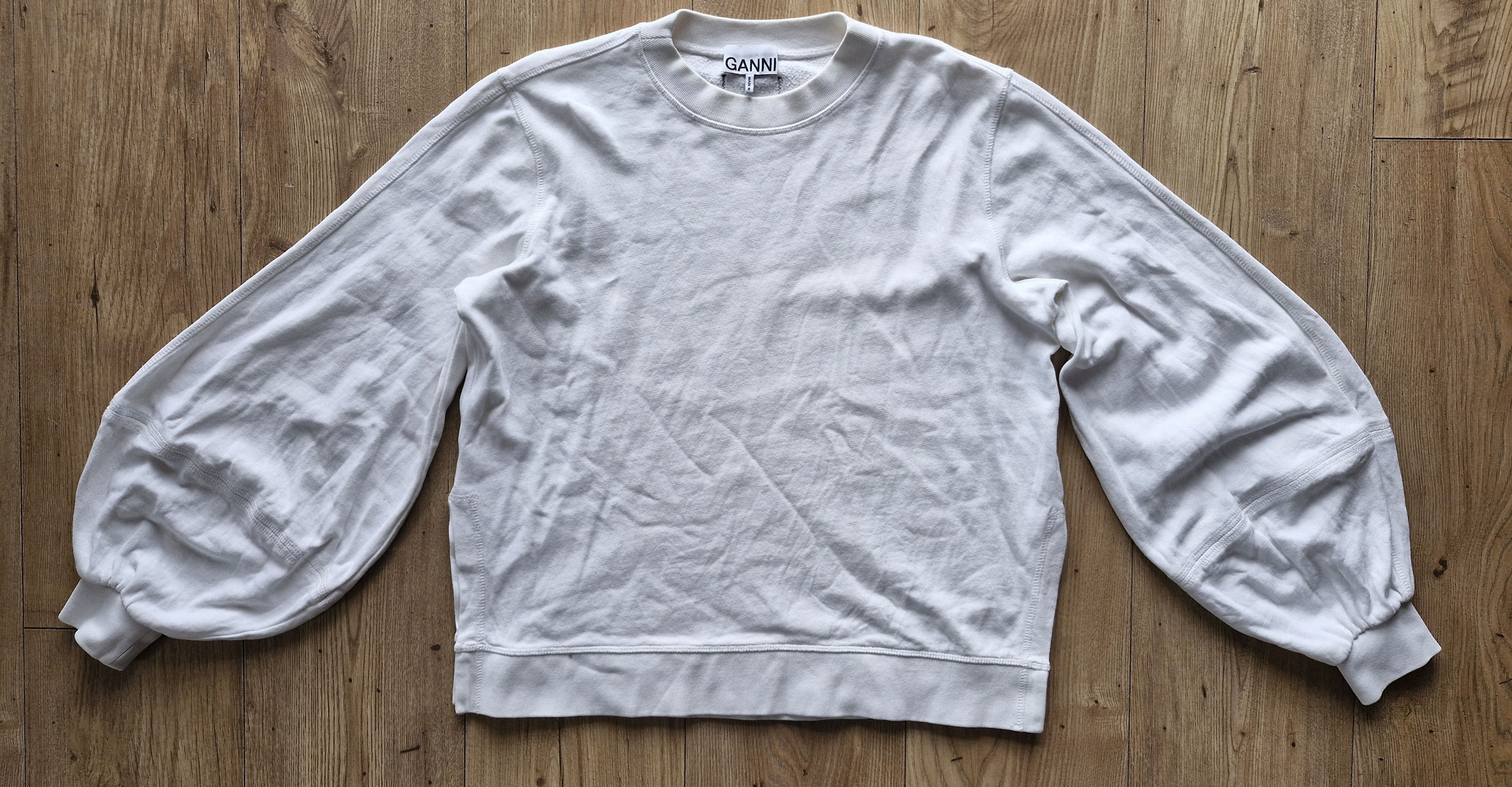 Ganni Women's sweatshirt Ganni Isola white Size S / US 4 / IT 40 - 1 Thumbnail
