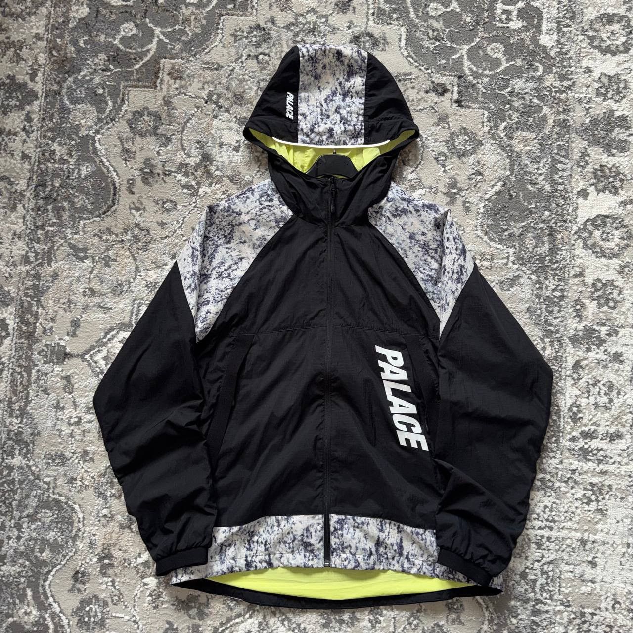 Palace Palace P Line Run It Marble Nylon Shell Hooded Jacket Size US L / EU 52-54 / 3 - 1 Thumbnail