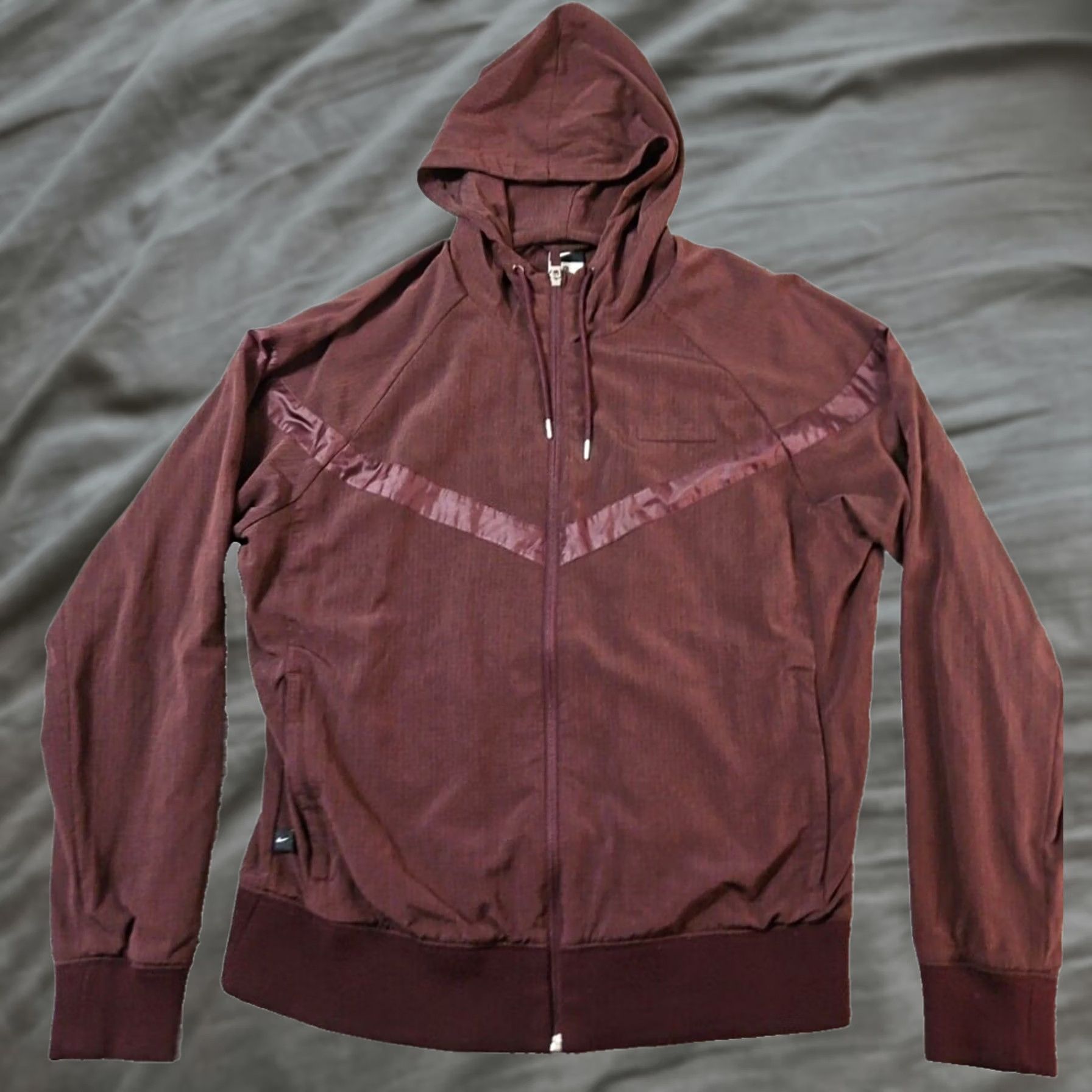 Nike Nike Hoodie Full Zip Maroon Red XL Men's Size US XL / EU 56 / 4 - 1 Thumbnail