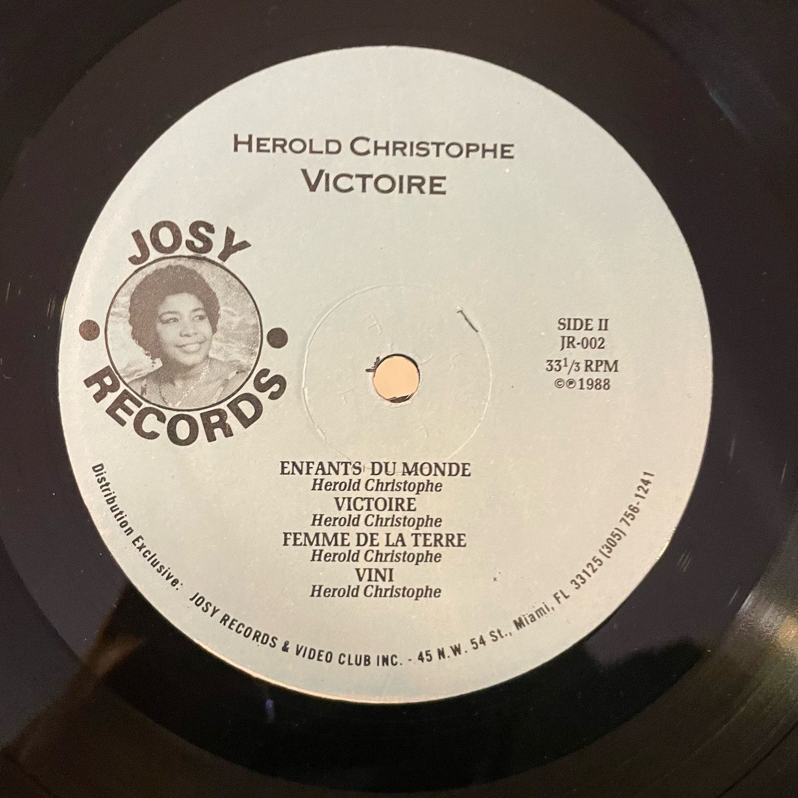 INTENTIONALLY BLANK Herold Christophe - Victoire LP vintage vinyl record latin Size ONE SIZE - 4 Thumbnail