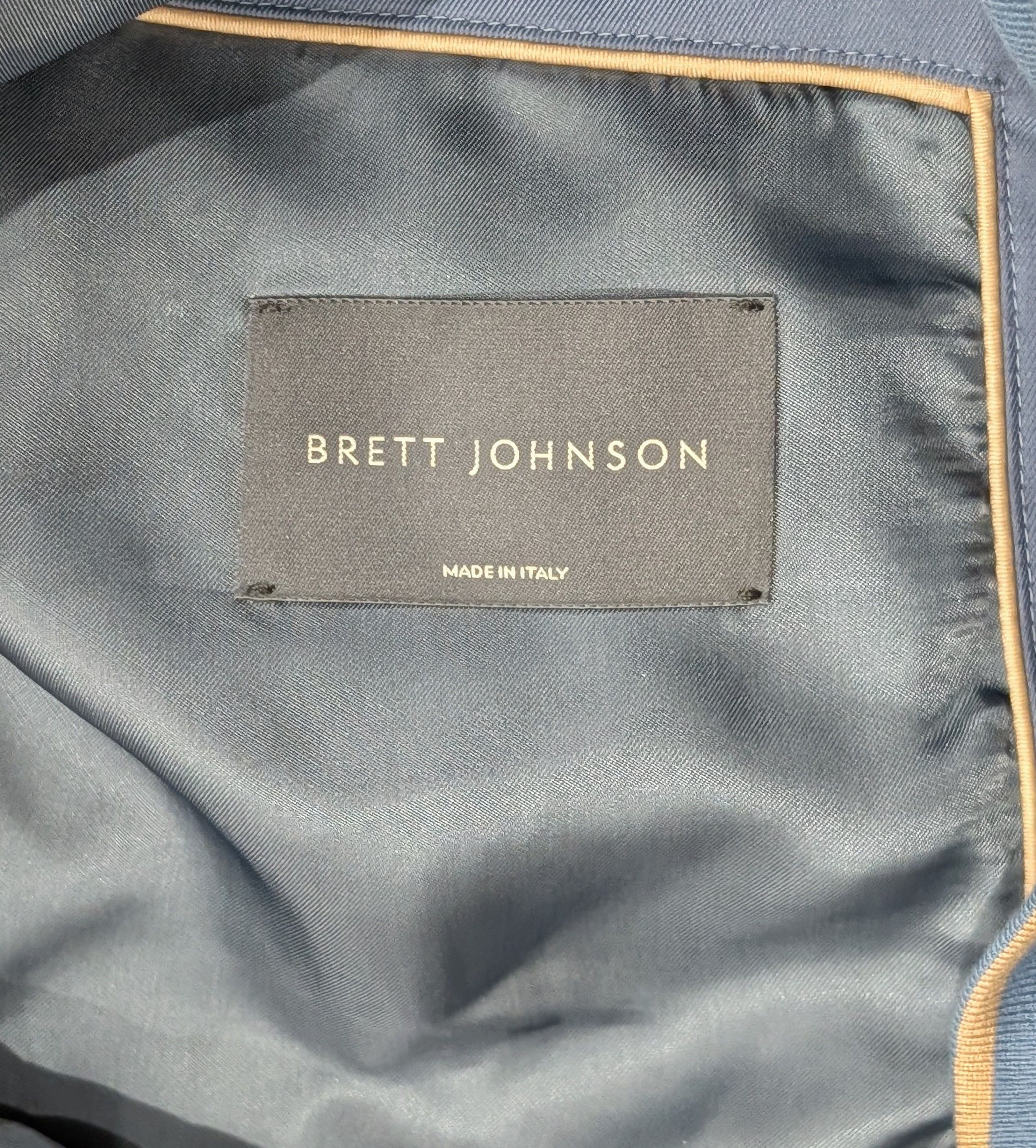 Other Brett Johnson Wool Blend Varsity Jacket Navy 56 US 46 Size US XL / EU 56 / 4 - 7 Thumbnail