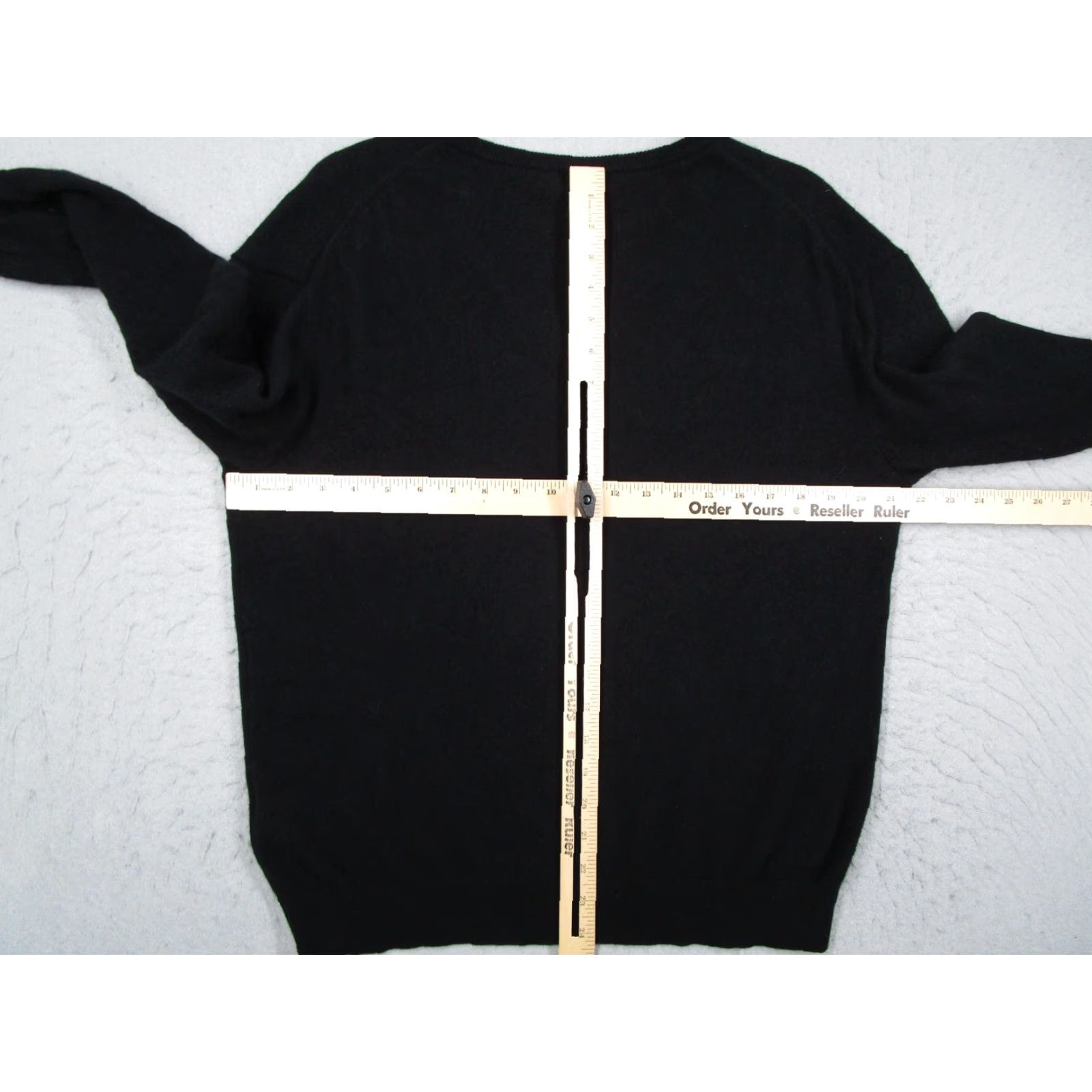 J.Crew J CREW Sweater Womens Small Black 100% Cashmere V Neck Good Standard Knit Size S / US 4 / IT 40 - 7 Thumbnail