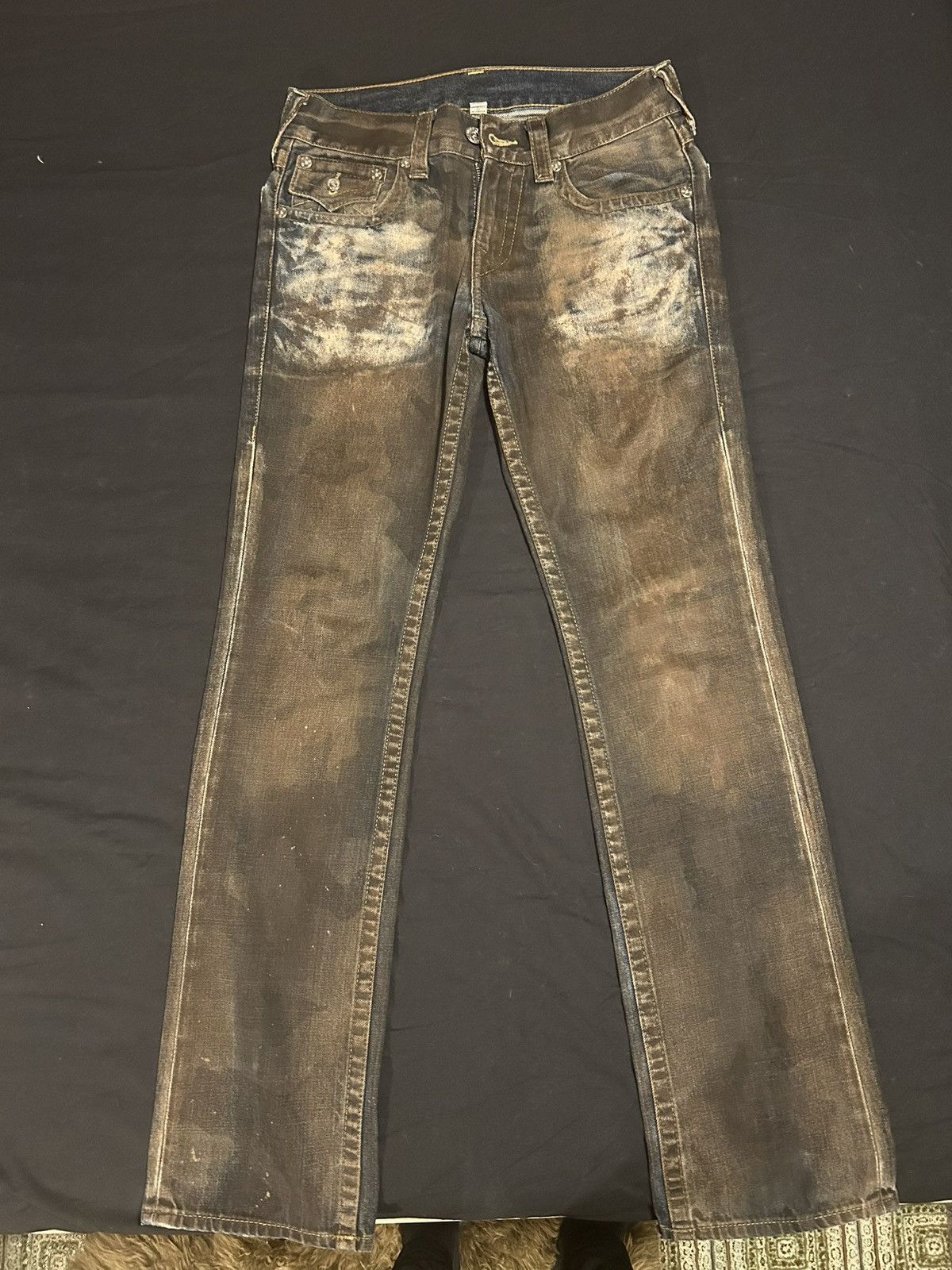 True Religion Waxed True Religion Jeans Size US 29 - 2 Thumbnail