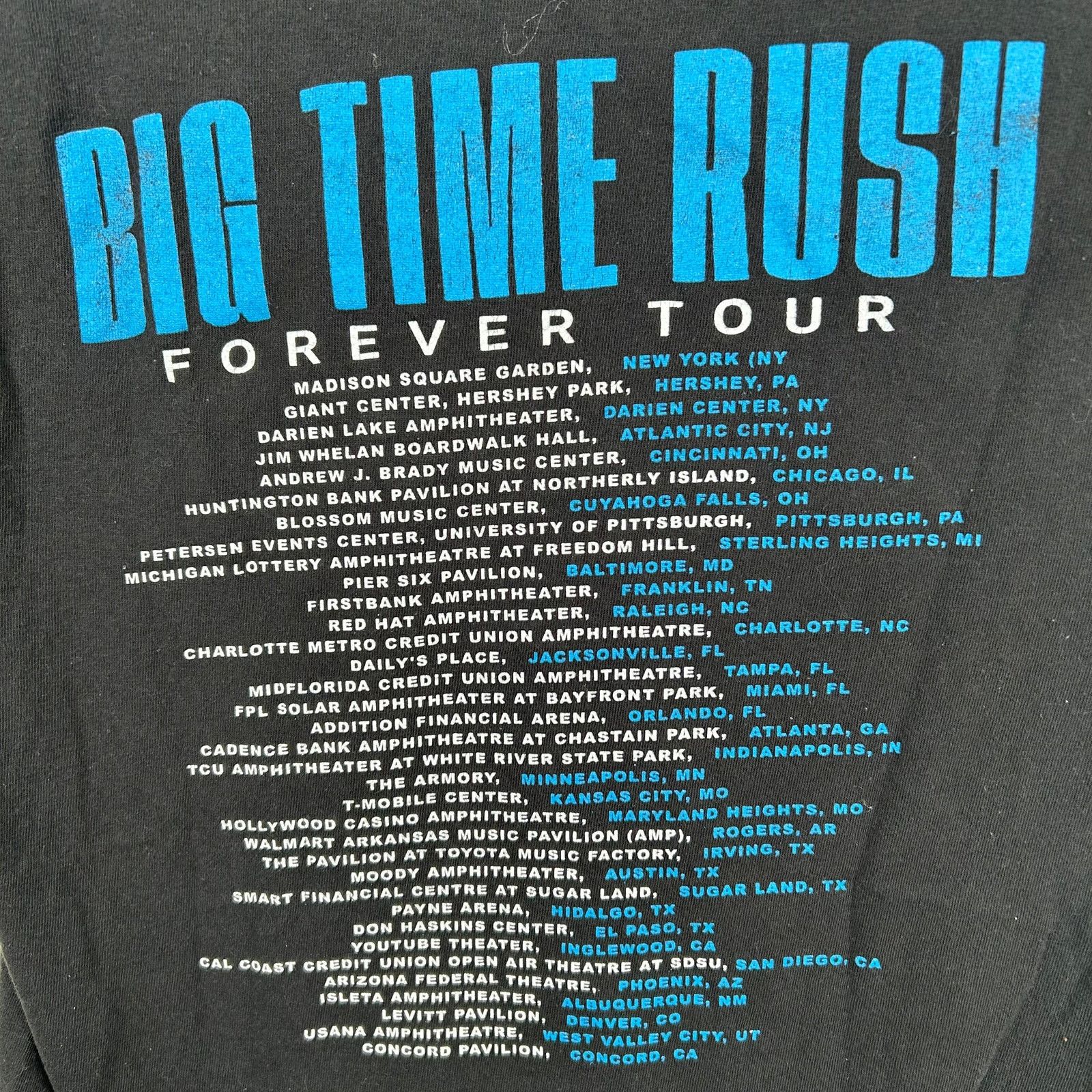 Delta 2022 Big Time Rush Forever Tour Concert Tee Size Medium Size US M / EU 48-50 / 2 - 7 Thumbnail