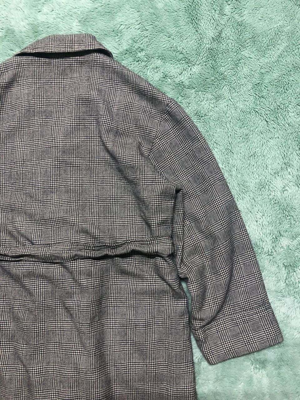 Kenzo VINTAGE KENZO PARIS WOOL ROBE TIE BELTS CHECKED LONG COAT Size US M / EU 48-50 / 2 - 10 Thumbnail