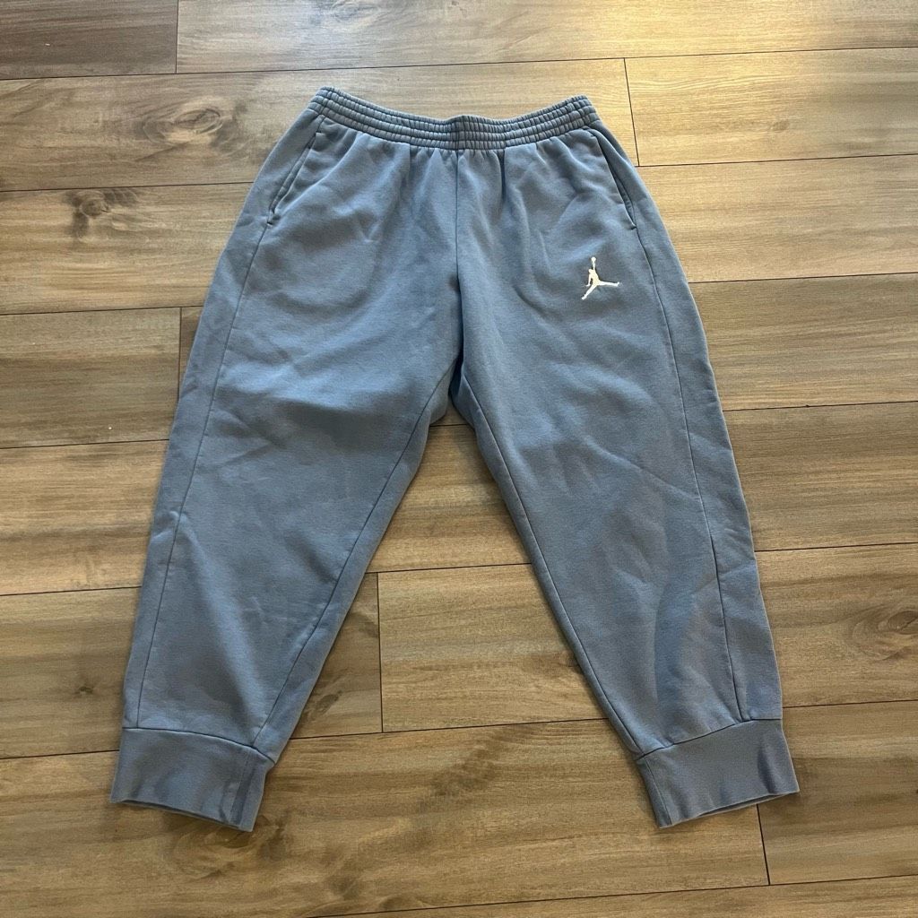 Jordan Brand Air Jordan Nike Blue Athletic Activewear Joggers Men XXL Bin Size US 36 / EU 52 - 2 Thumbnail