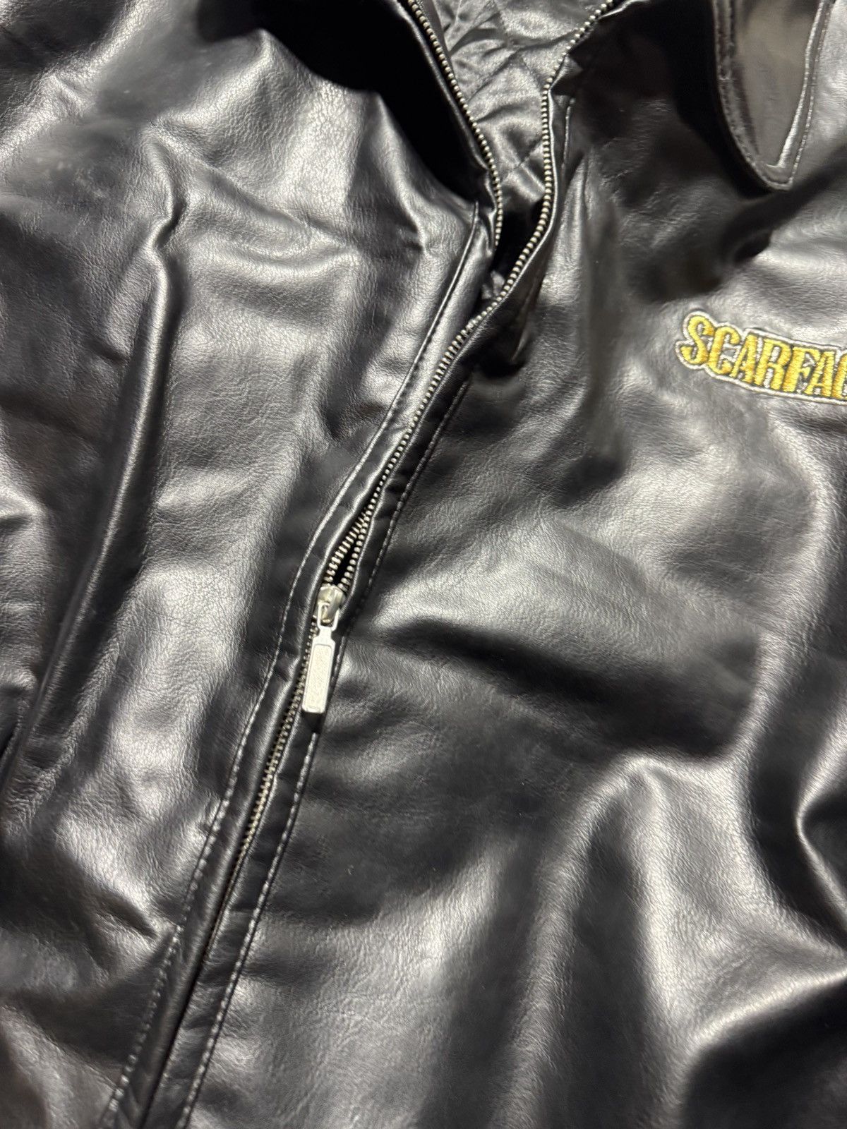 Avirex Vintage Scarface Leather Jacket Size US XXL / EU 58 / 5 - 12 Thumbnail