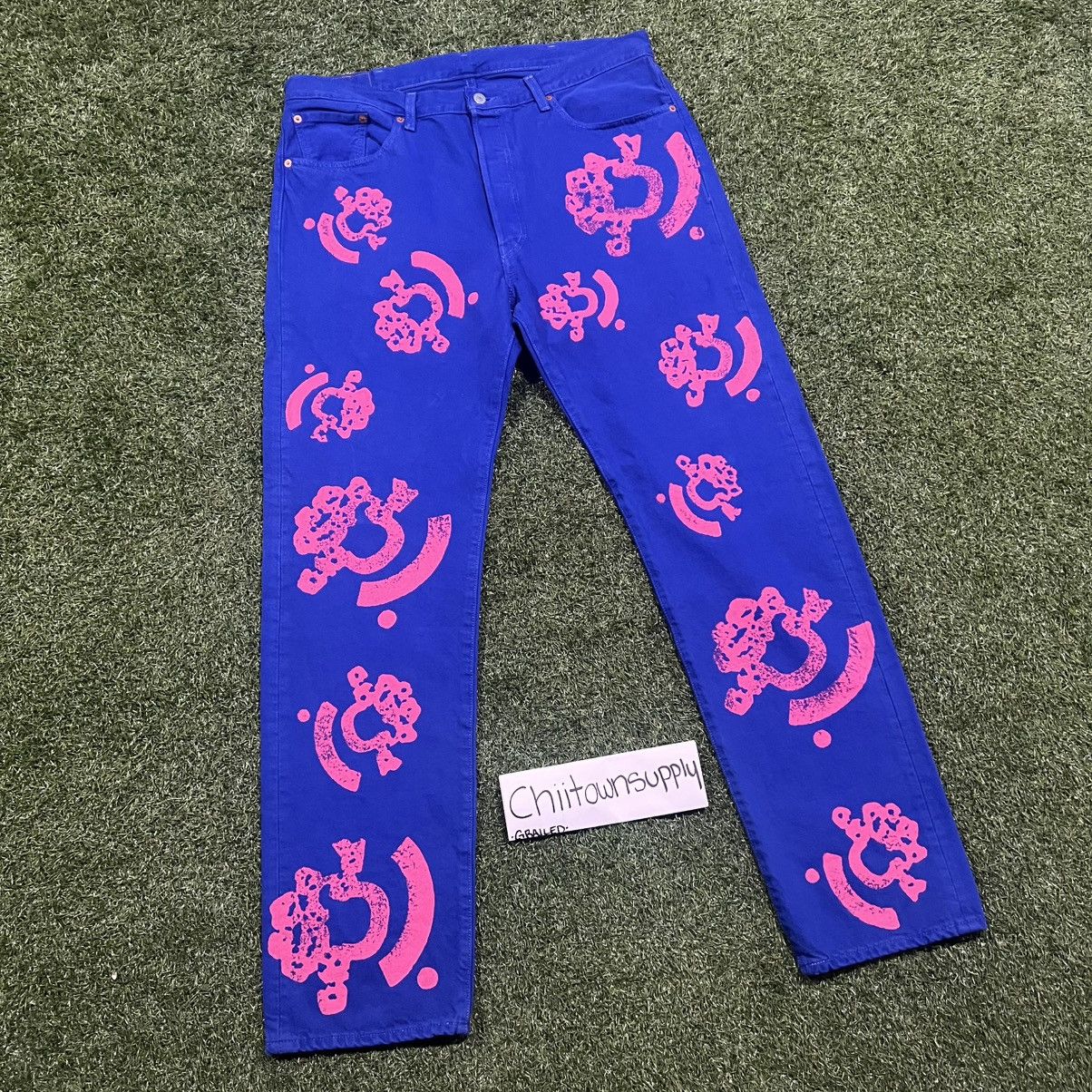 (B).Stroy × DENIM TEARS Denim Tears Bstroy Tears 501 Jeans Size 38 Size US 38 / EU 54 - 1 Thumbnail