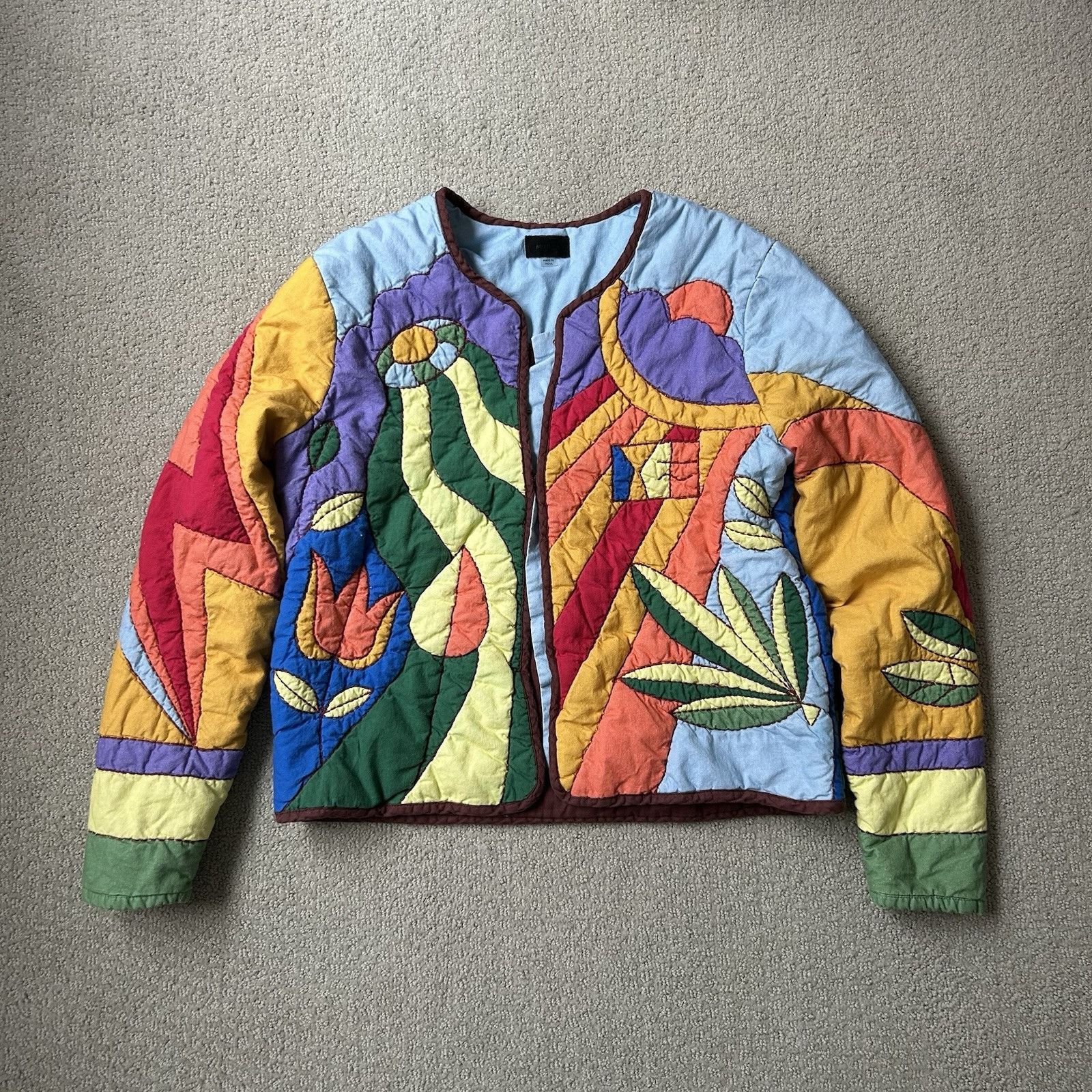 MOTHER MOTHER Women’s Jacket On The Fringe Quilted Coat 70s Colorfu Size S / US 4 / IT 40 - 13 Thumbnail
