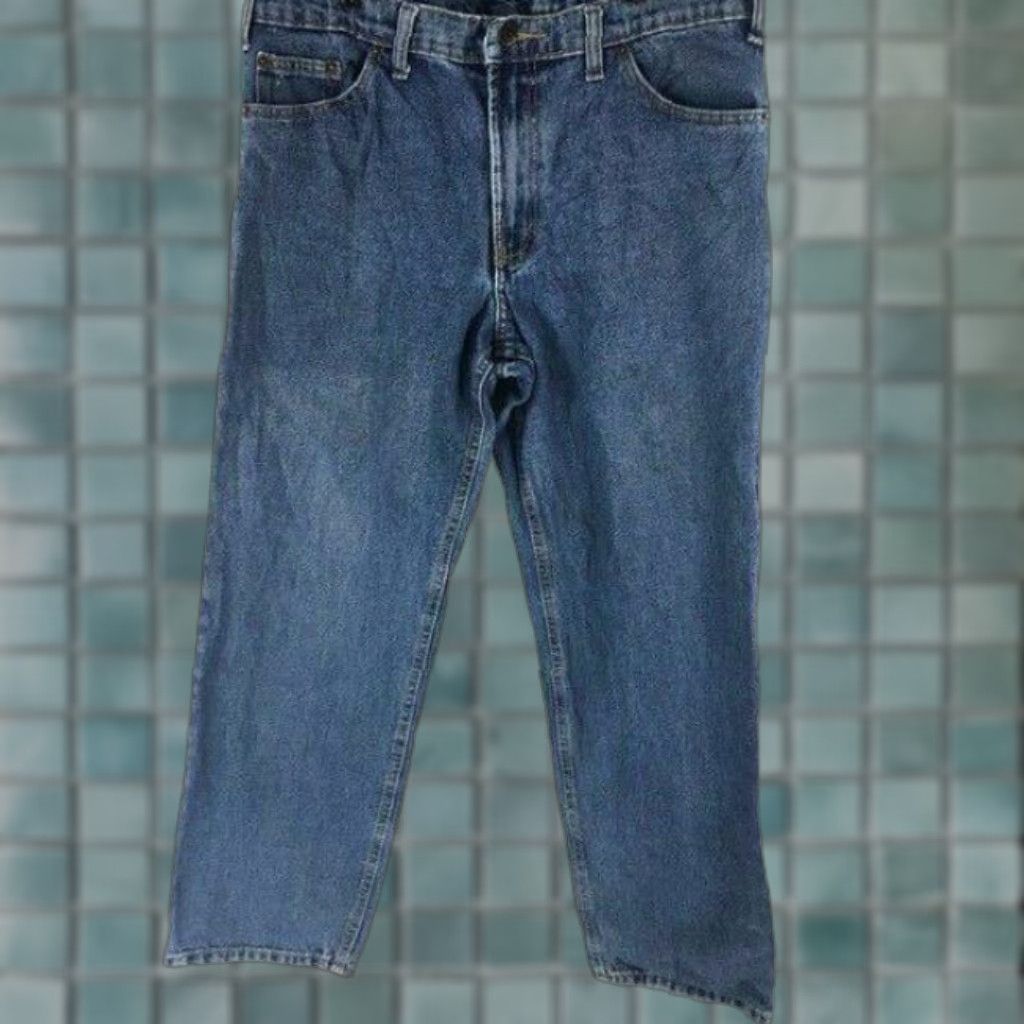 J Brand RK Brand Mens Jeans Regular Straight Denim Size 35 Blue 36X30 Size US 35 - 1 Thumbnail