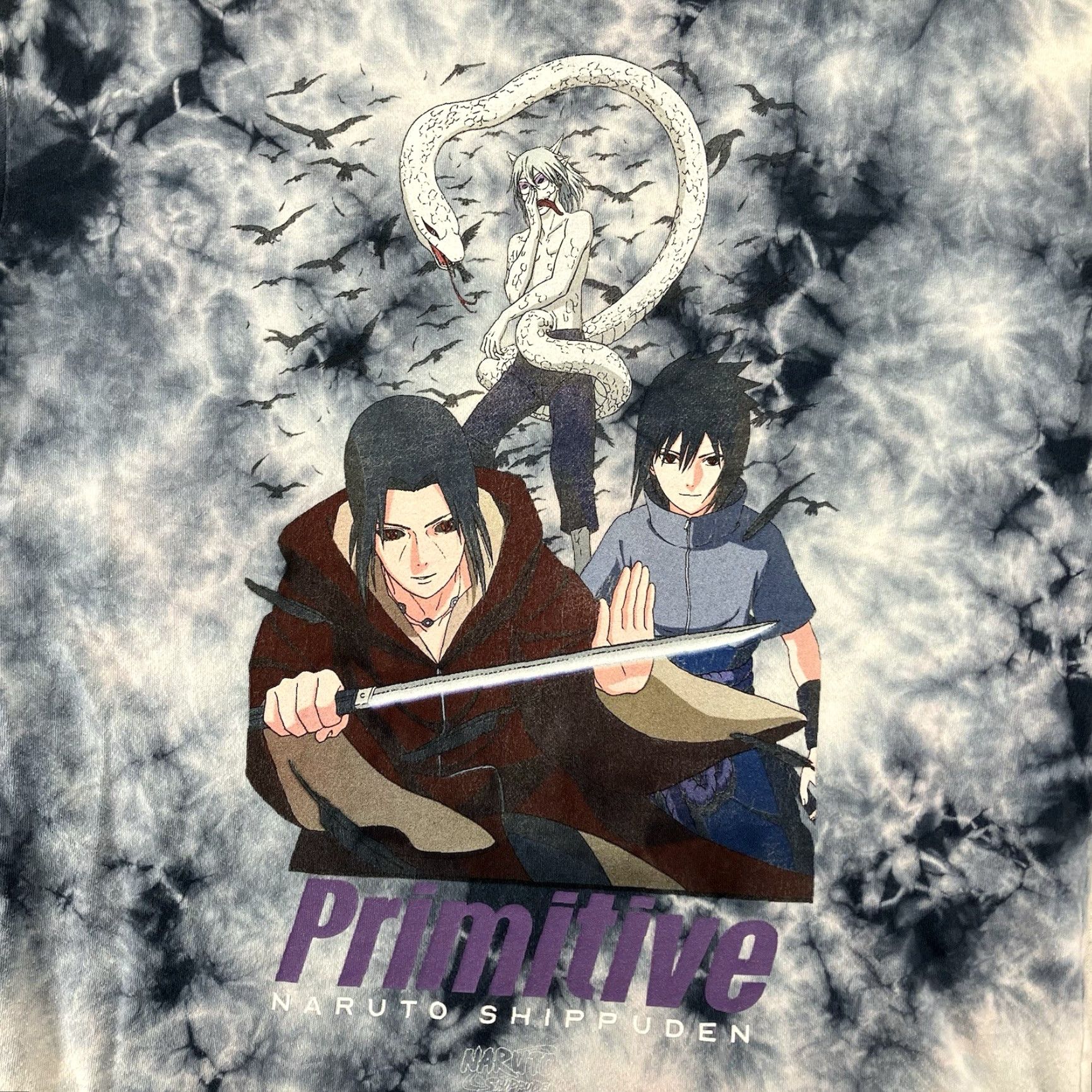 Primitive Primitive Naruto T Shirt Mens M Tie Dye Sasuke Itachi Graphic Print Crew Neck Multicolor Logo 2000s Anime Shirt Size US M / EU 48-50 / 2 - 3 Thumbnail