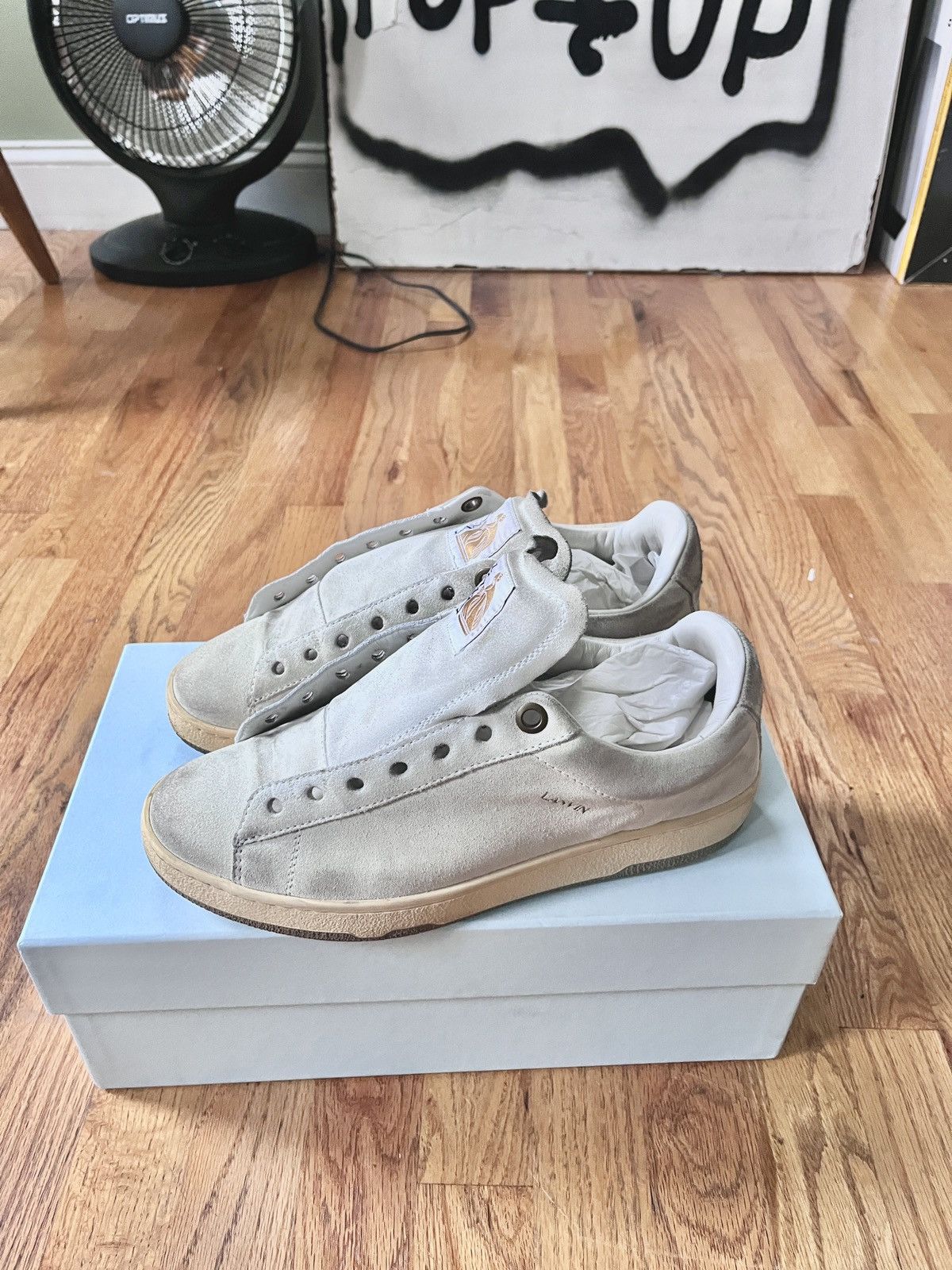 Future × Lanvin LANVIN lite curb low top sneakers Size US 10 / EU 43 - 5 Thumbnail