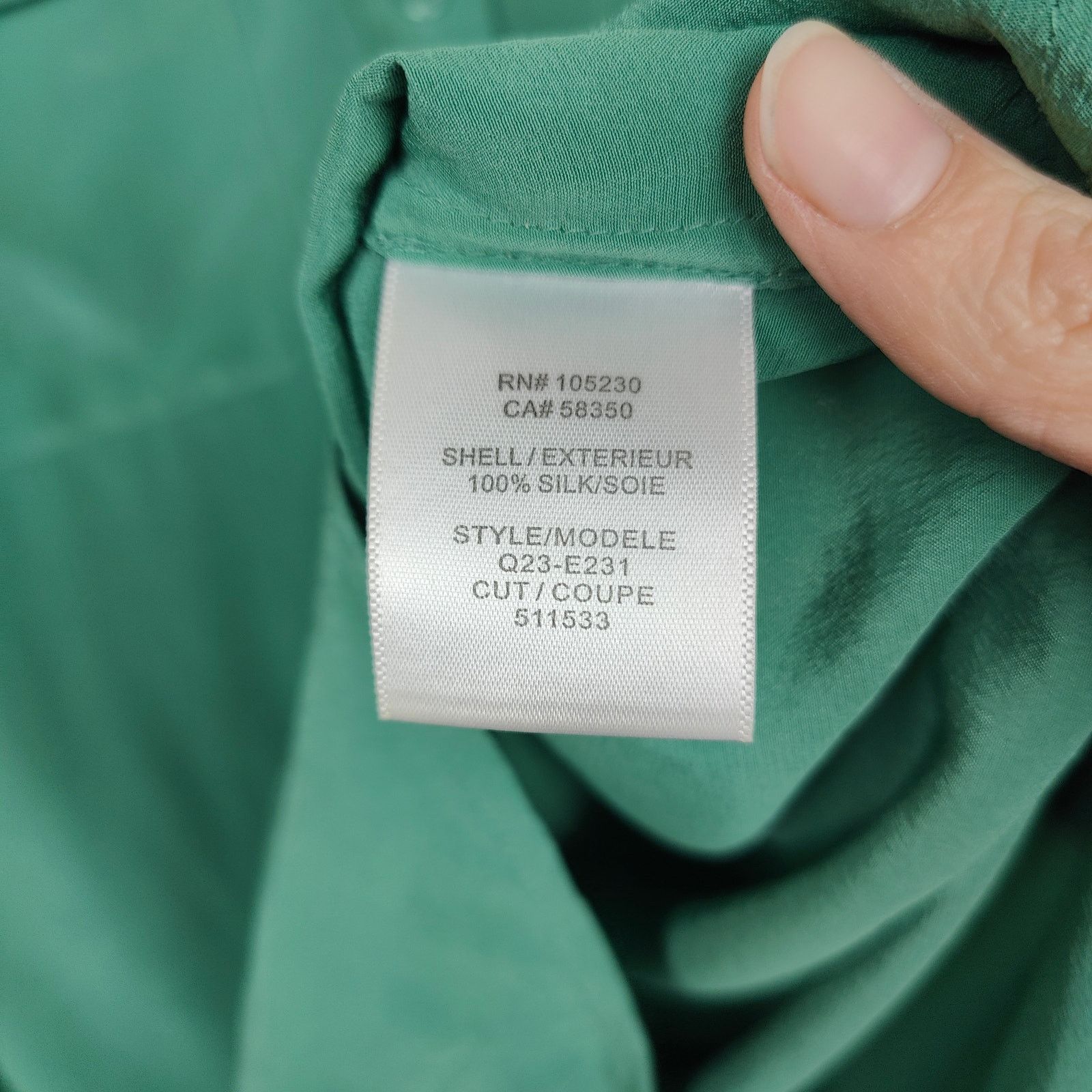 Equipment Equipment Femme Signature Silk Top Womens Small Jewel Green Size S / US 4 / IT 40 - 7 Thumbnail