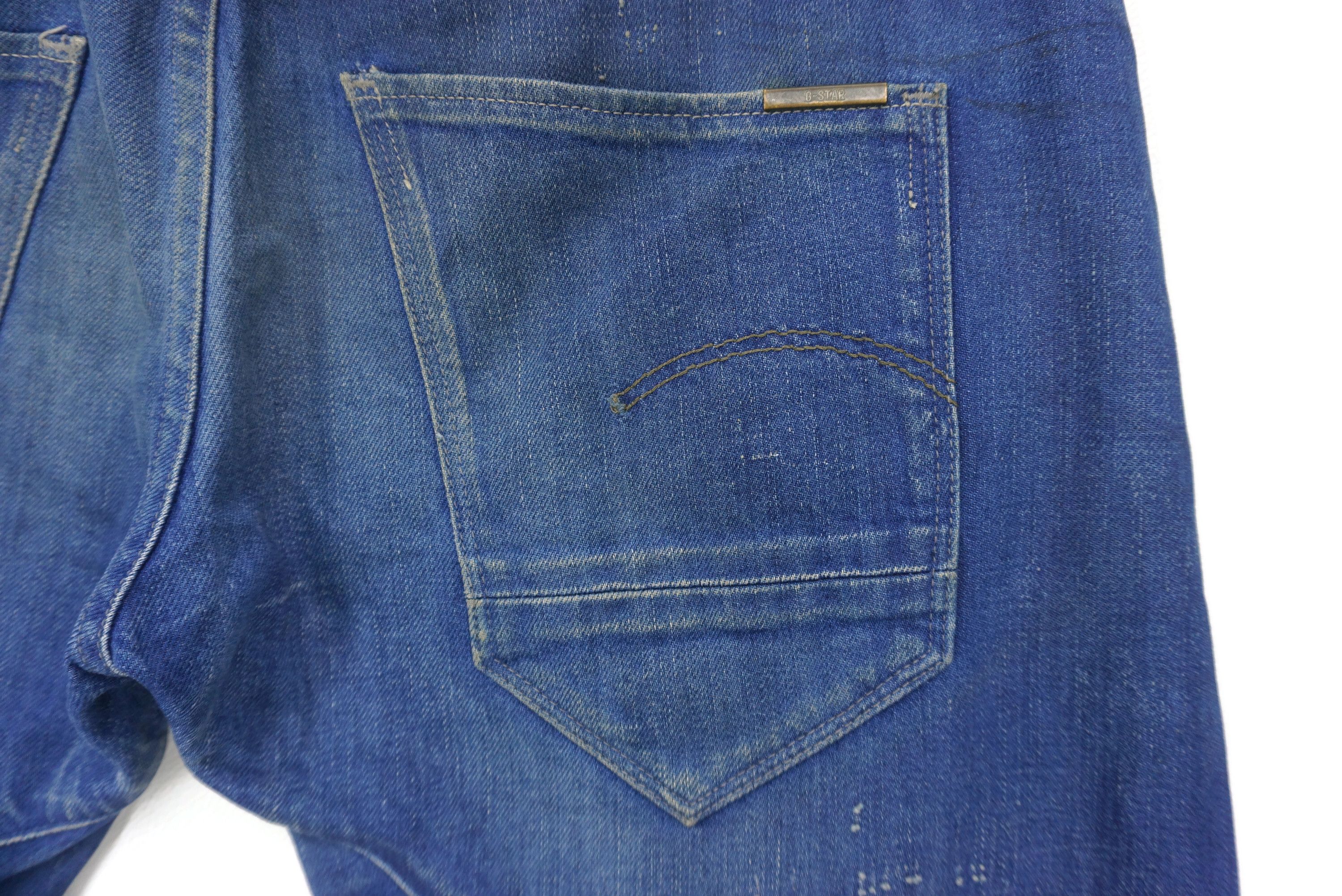 G-Star Arc 3D Slim Jeans Size 30 fit W32xL32 Distressed Denim Italy Size US 30 / EU 46 - 11 Thumbnail