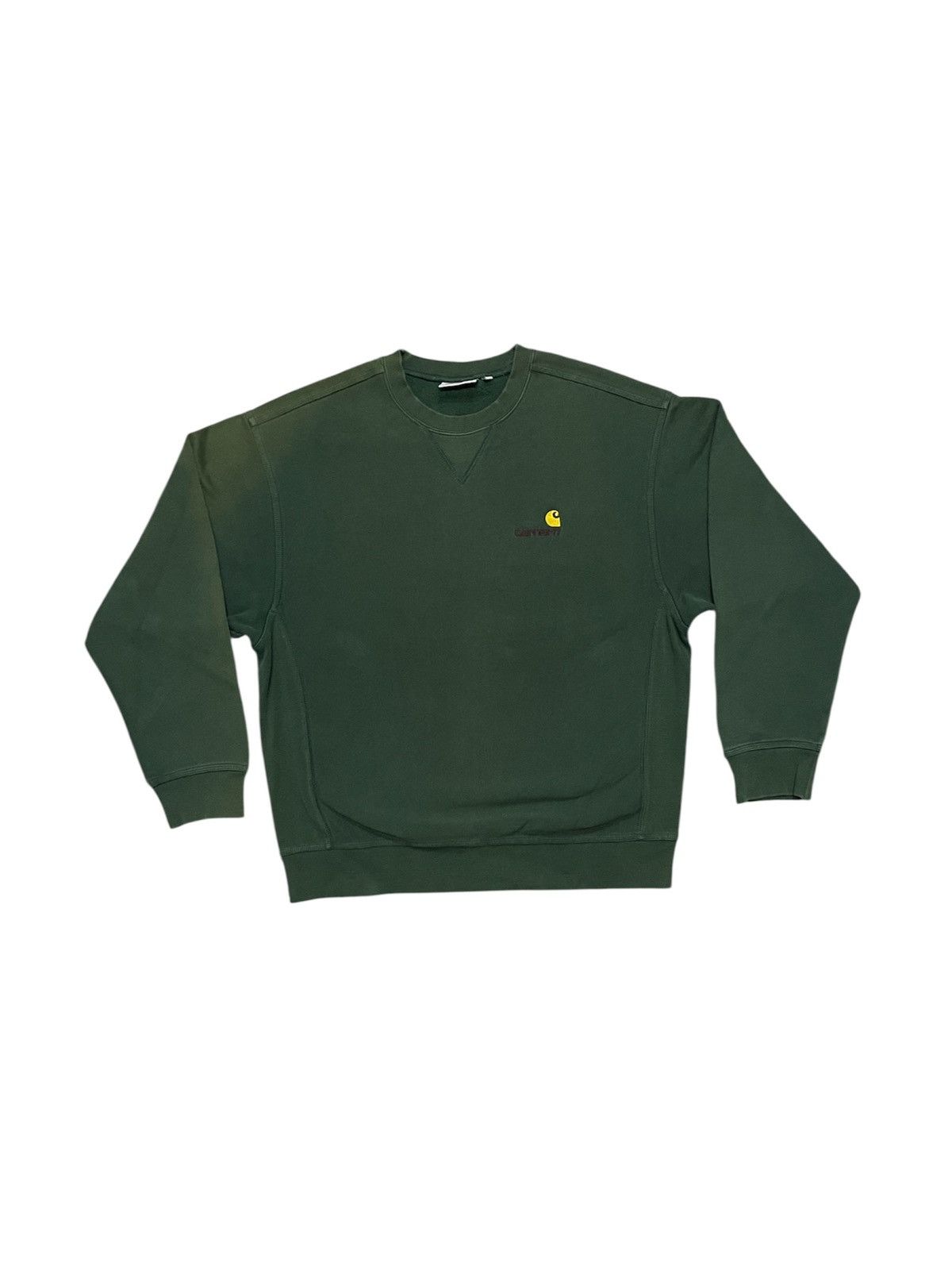 Carhartt Wip 2000s CARHARTT WIP SUN FADED SWEATSHIRT SMALL LOGO Size US L / EU 52-54 / 3 - 1 Thumbnail