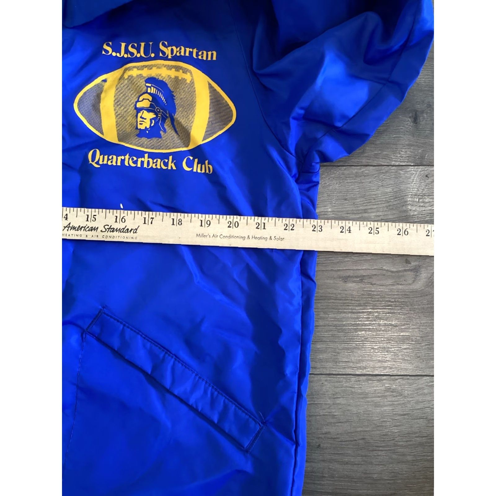 Vintage VINTAGE King Louie Pro Fit Track Jacket SJSU Spartan Blue M Mens Jacket Windbreaker - (No extra characters) Size US M / EU 48-50 / 2 - 5 Thumbnail