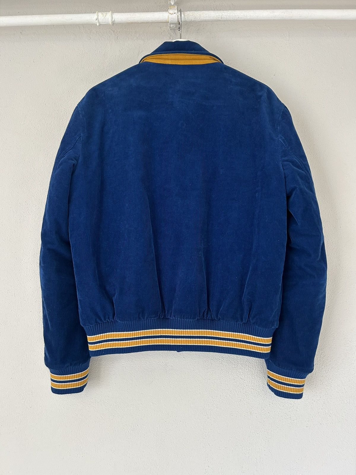 Saint Laurent Paris ‘Je T’Aime’ Blue Corduroy Teddy Jacket Size US M / EU 48-50 / 2 - 9 Thumbnail