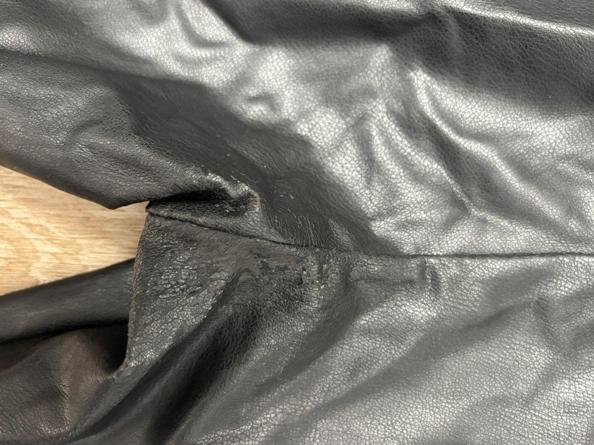 Sasquatchfabrix Sasquatchfabrix leather track pants Size US 34 / EU 50 - 3 Thumbnail