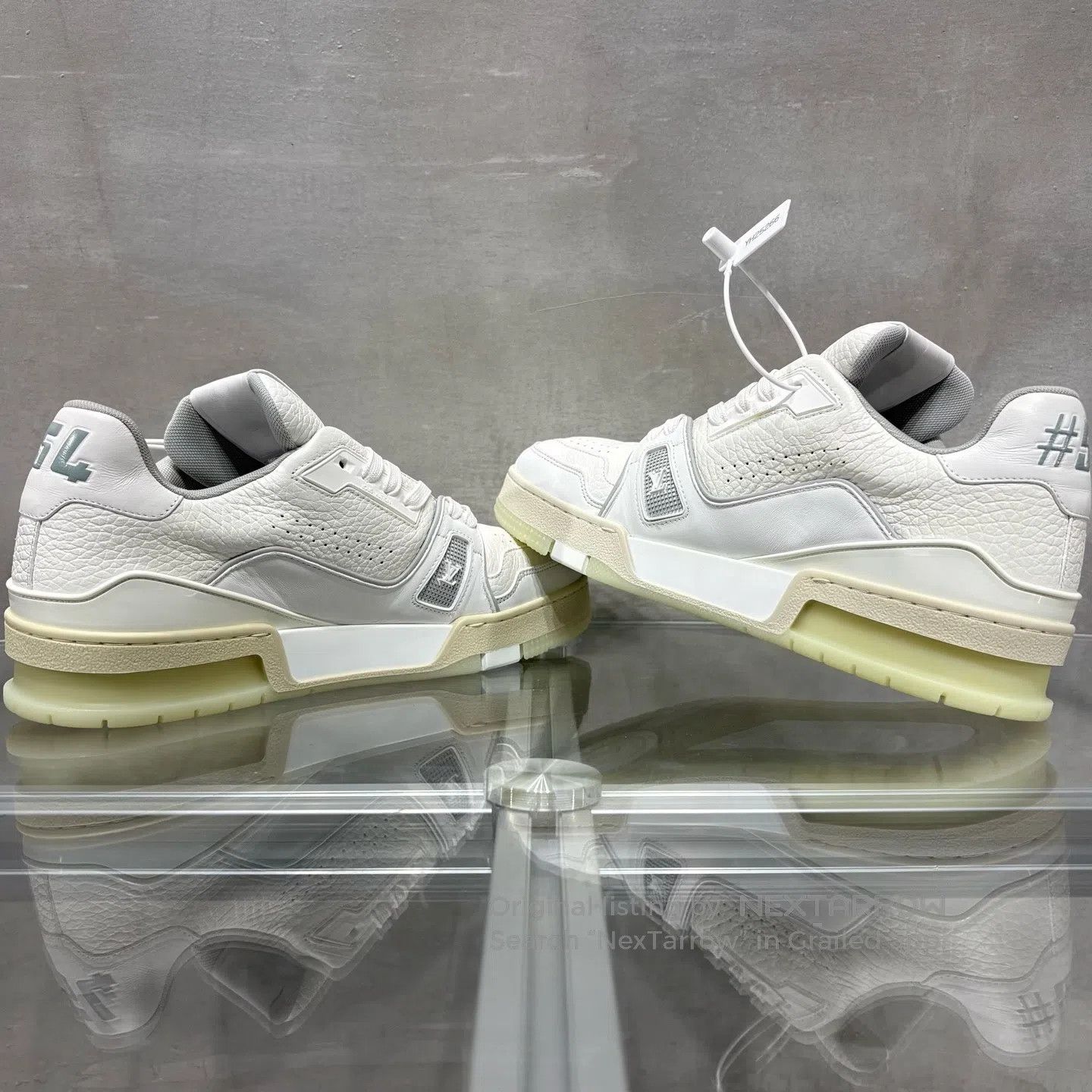 Louis Vuitton Louis Vuitton Trainer White Cement shoes Size US 7 / EU 40 - 5 Thumbnail