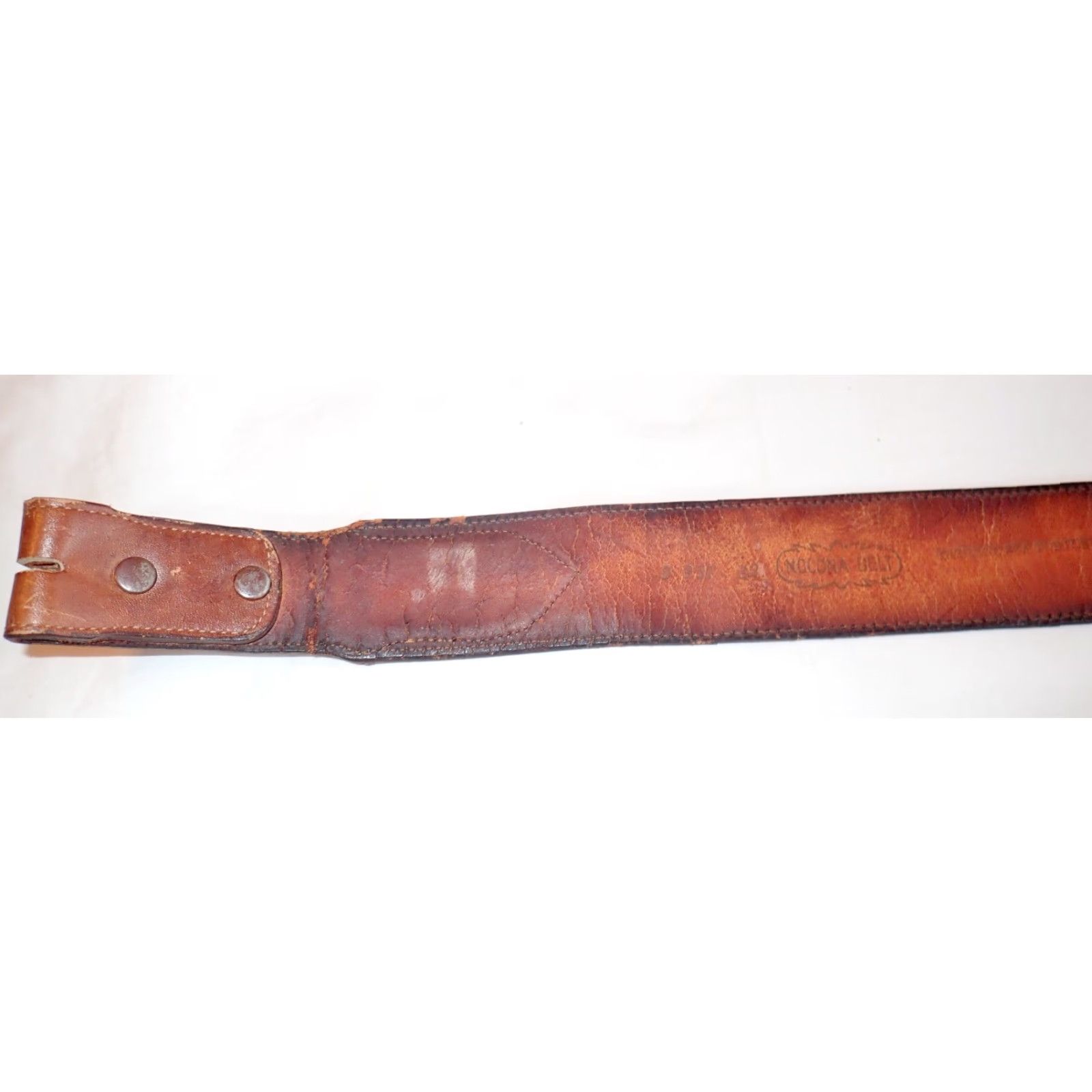 Vintage VINTAGE Nocona Men's Western Belt 32 Textured Exotic Reptile Leather Casual Dress Size 32 - 7 Thumbnail