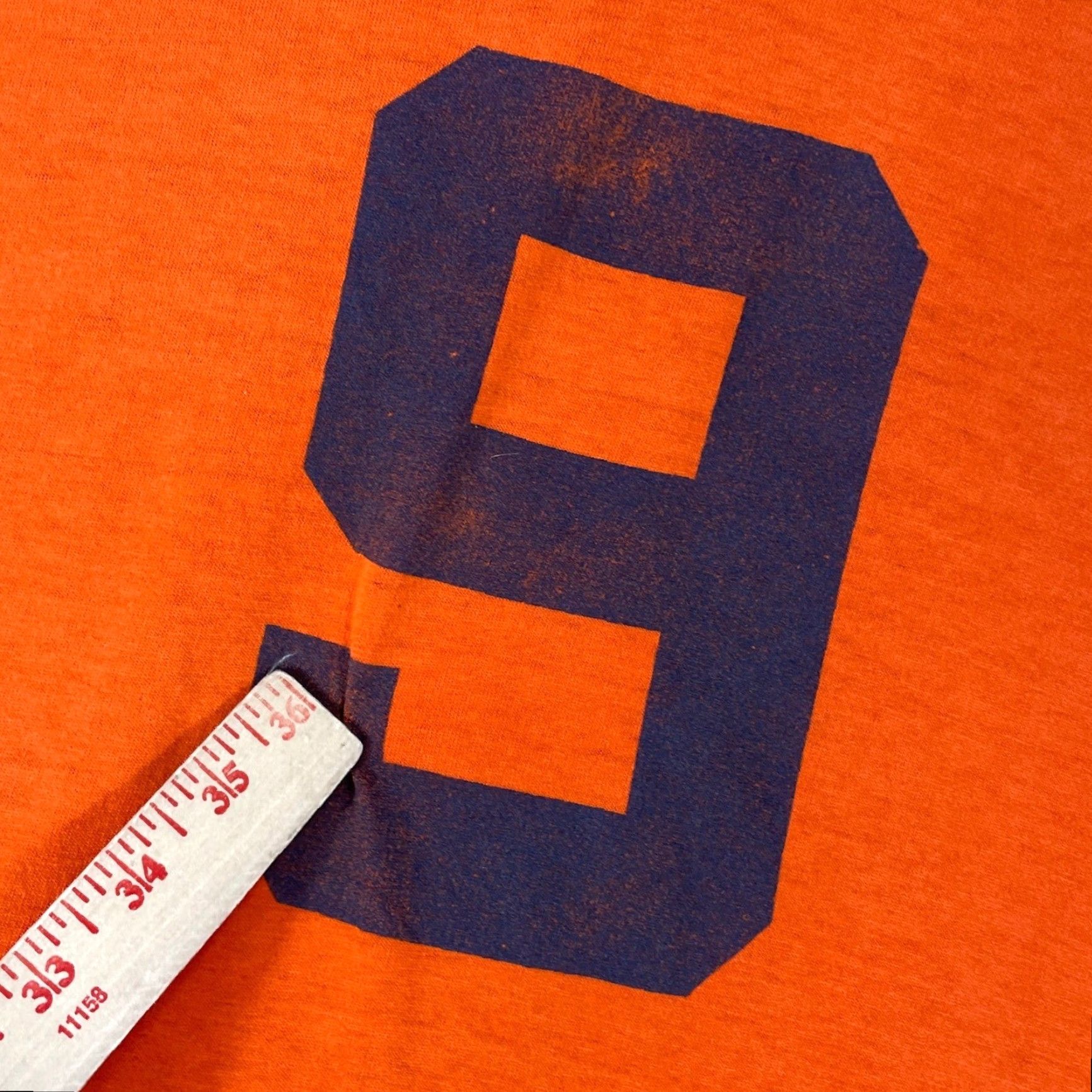Vintage VINTAGE Sportswear Shirt Mens XL Orange 80s Basketball League USA Men Short Sleeve Graphic Tee Size US XL / EU 56 / 4 - 4 Thumbnail