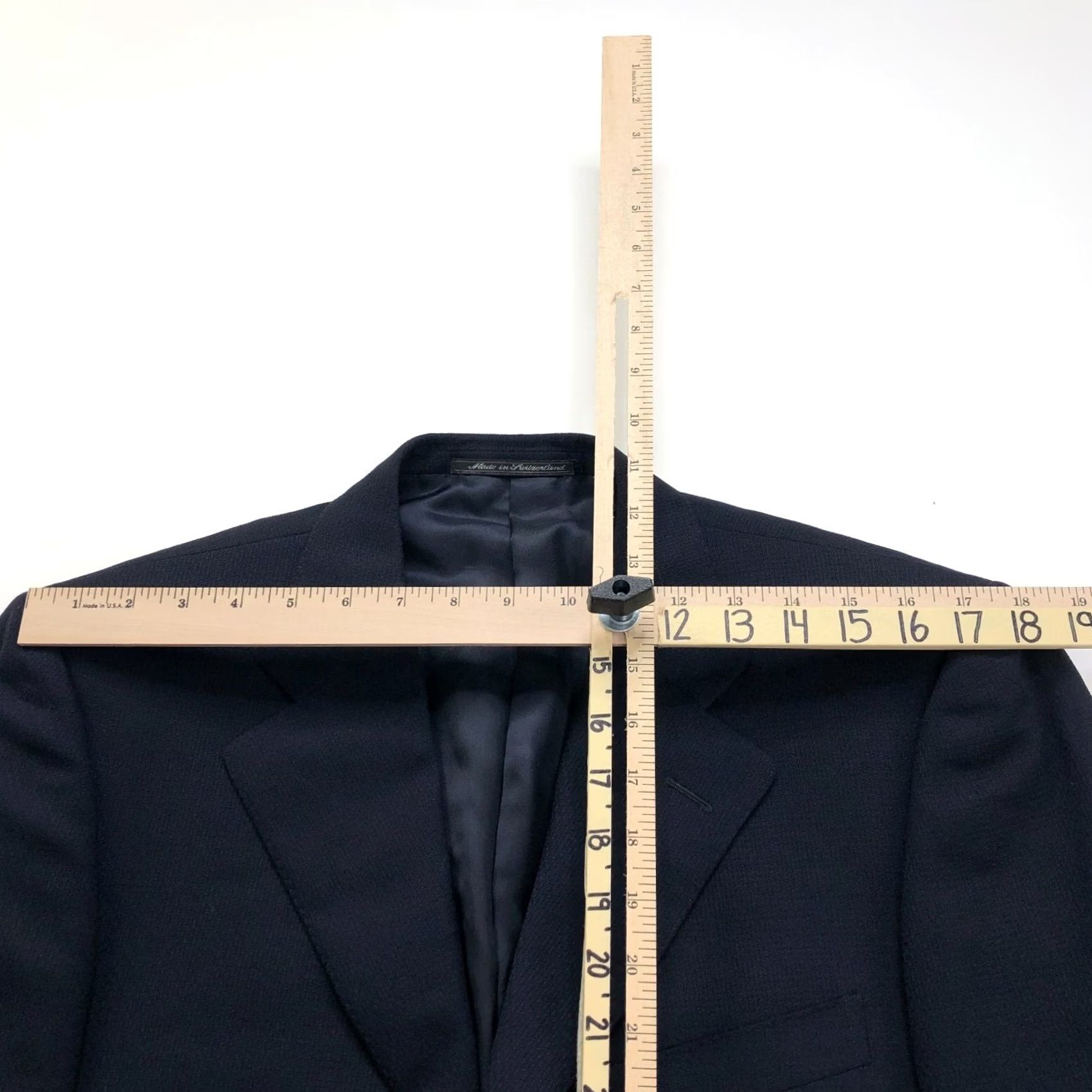 Ermenegildo Zegna Ermenegildo Zegna Cloth 48 EUR Wool Blazer Sport Coat Jacket Textured Blue Men Regular Wool Blazer Solid Blue 48 Mens Blazer Size 48R - 6 Thumbnail