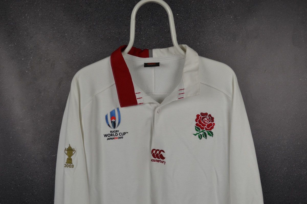 Canterbury of New Zealand England 2019 World Cup Rugby Union Shirt Canterbury Jersey Size US XXL / EU 58 / 5 - 4 Thumbnail